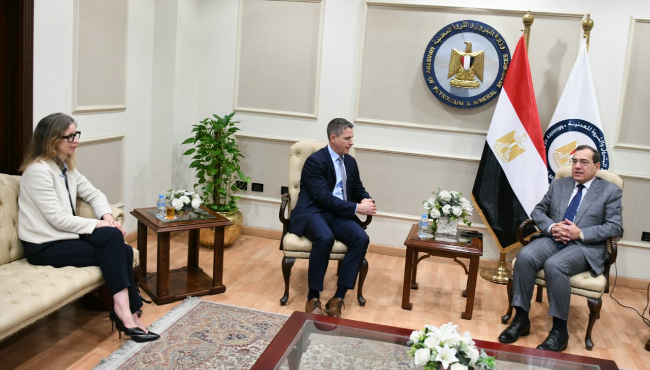 وزير البترول يستقبل الرئيس التنفيذى لشركة كابريكورن إنرجى