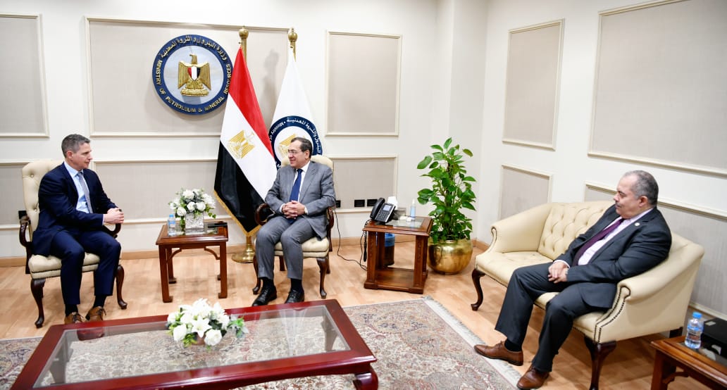 وزير البترول يستقبل الرئيس التنفيذى لشركة كابريكورن إنرجى