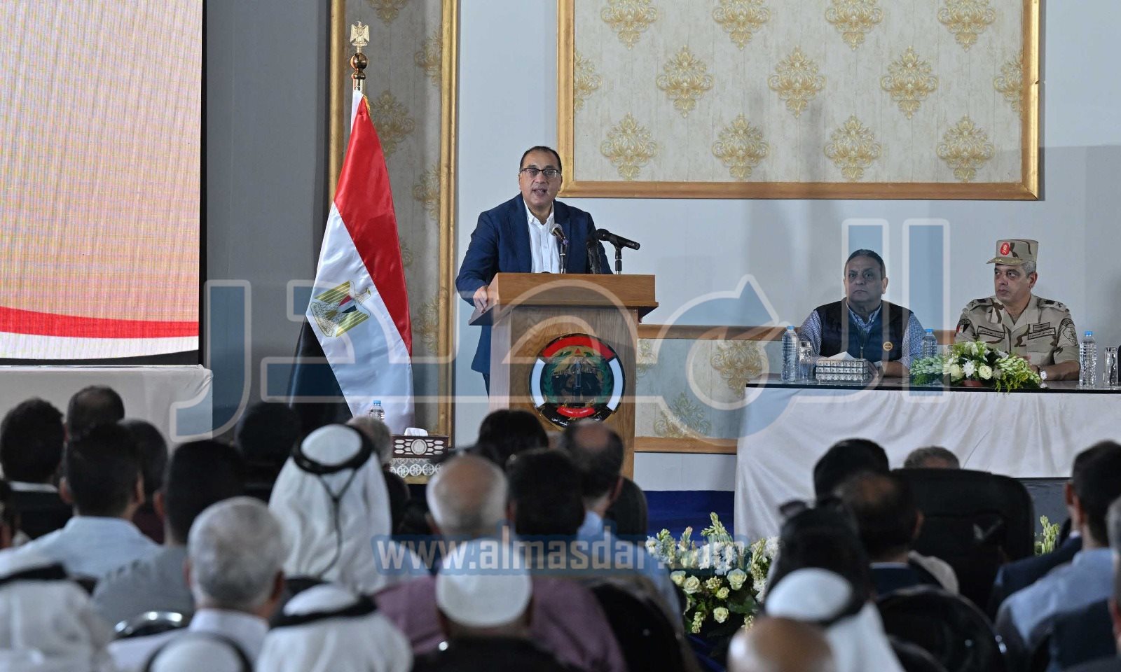 كلمة رئيس الوزراء في مؤتمر صحفي بشمال سيناء