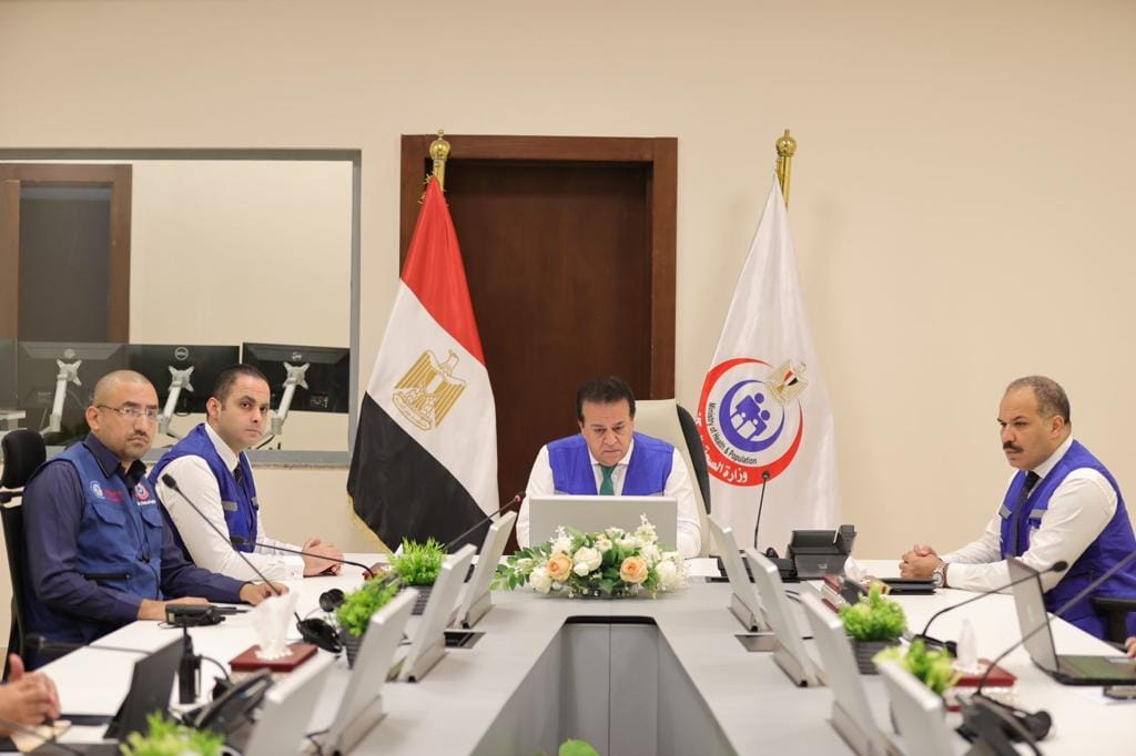 وزير الصحة يعقد اجتماع لمتابعة التداعيات الصحية في قطاع غزة
