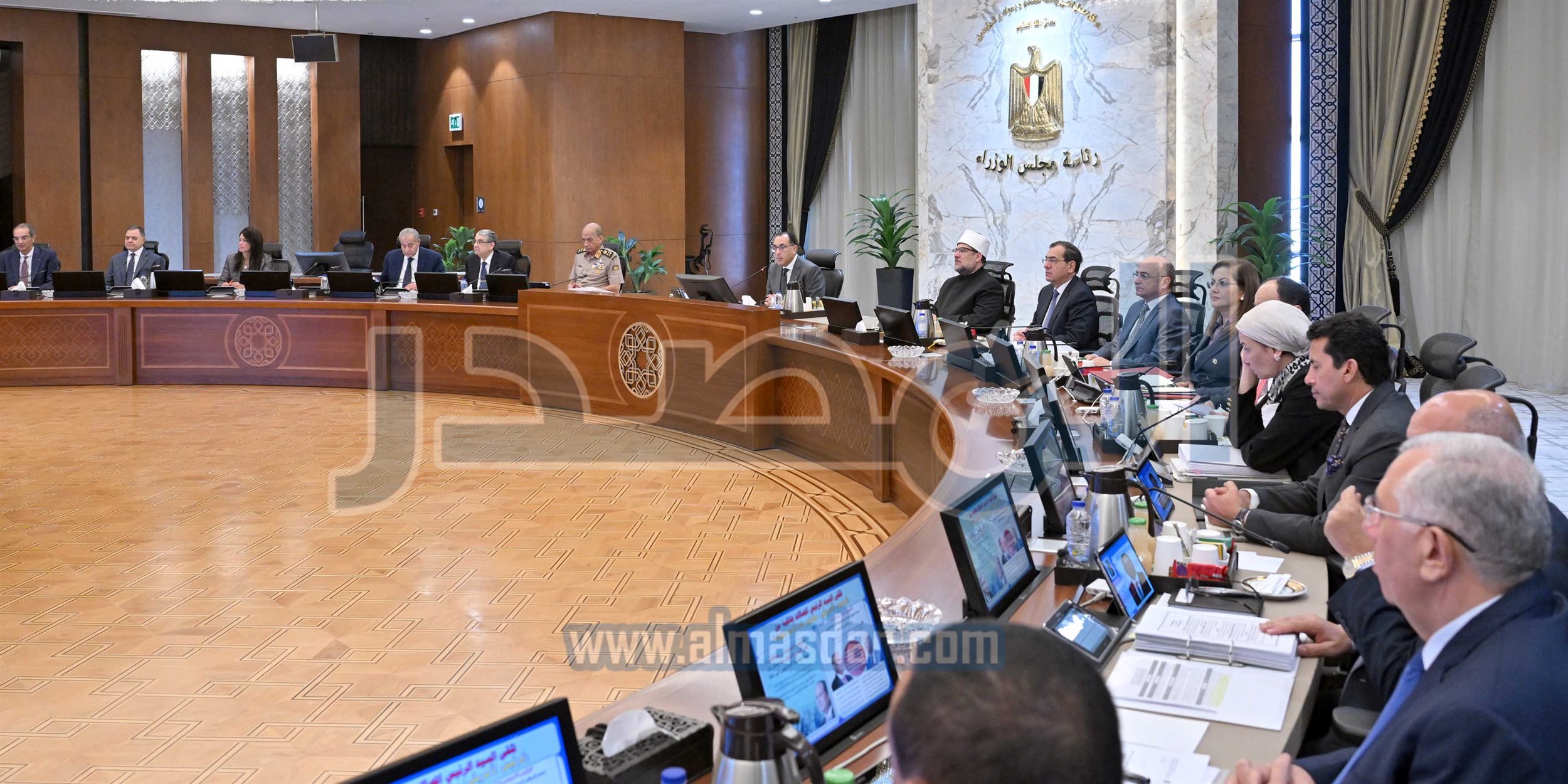مجلس الوزراء يبدأ اجتماعه الأسبوعي بالعاصمة الإدارية