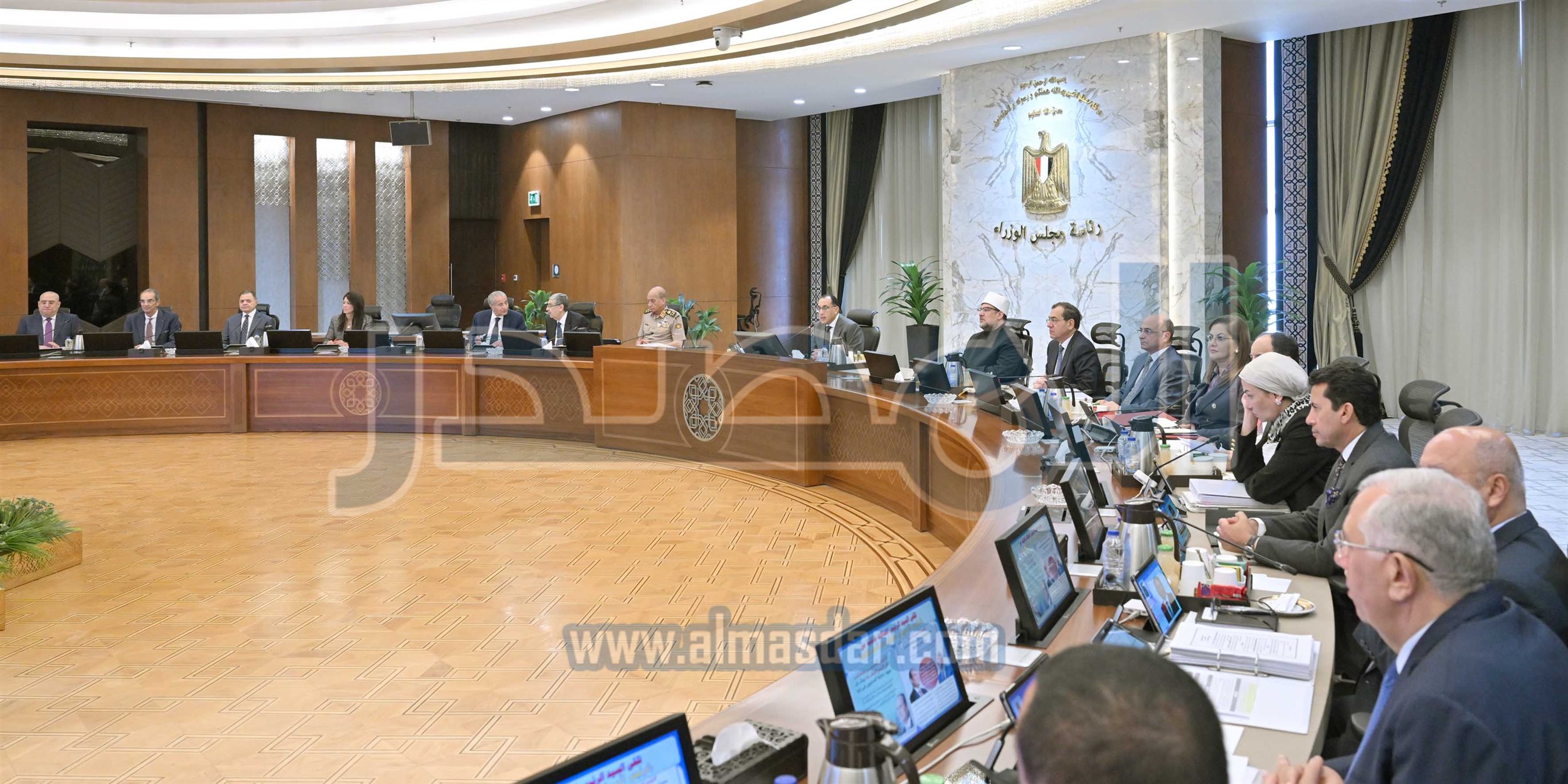 مجلس الوزراء يبدأ اجتماعه الأسبوعي بالعاصمة الإدارية