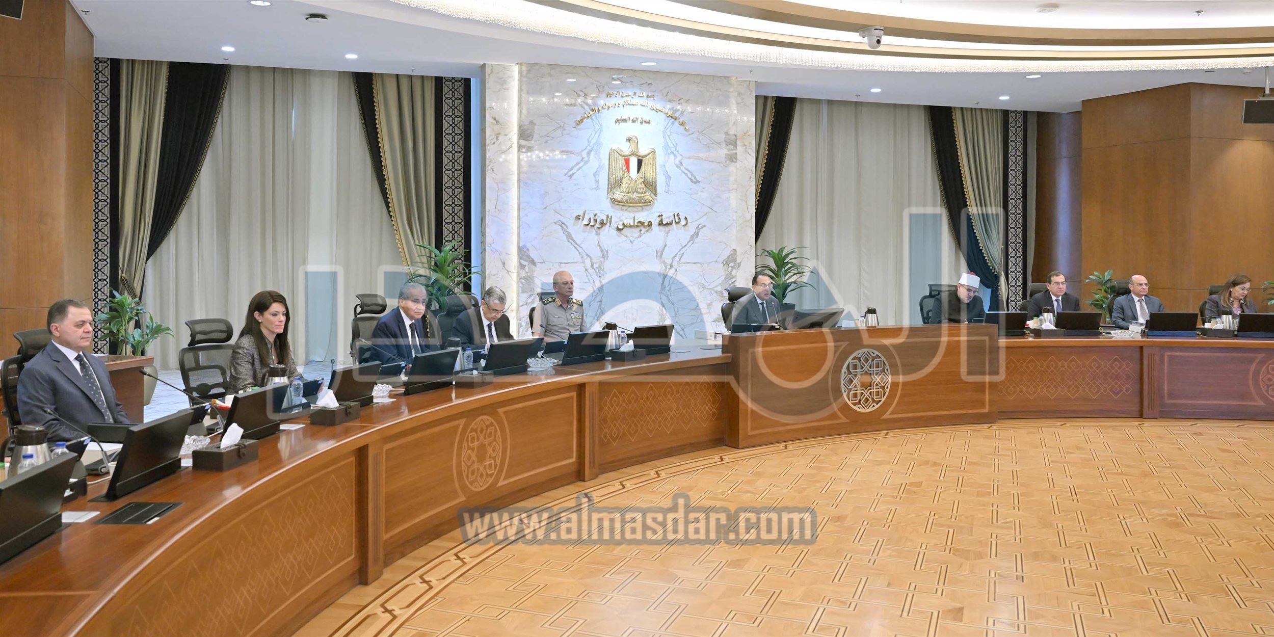 مجلس الوزراء يبدأ اجتماعه الأسبوعي بالعاصمة الإدارية