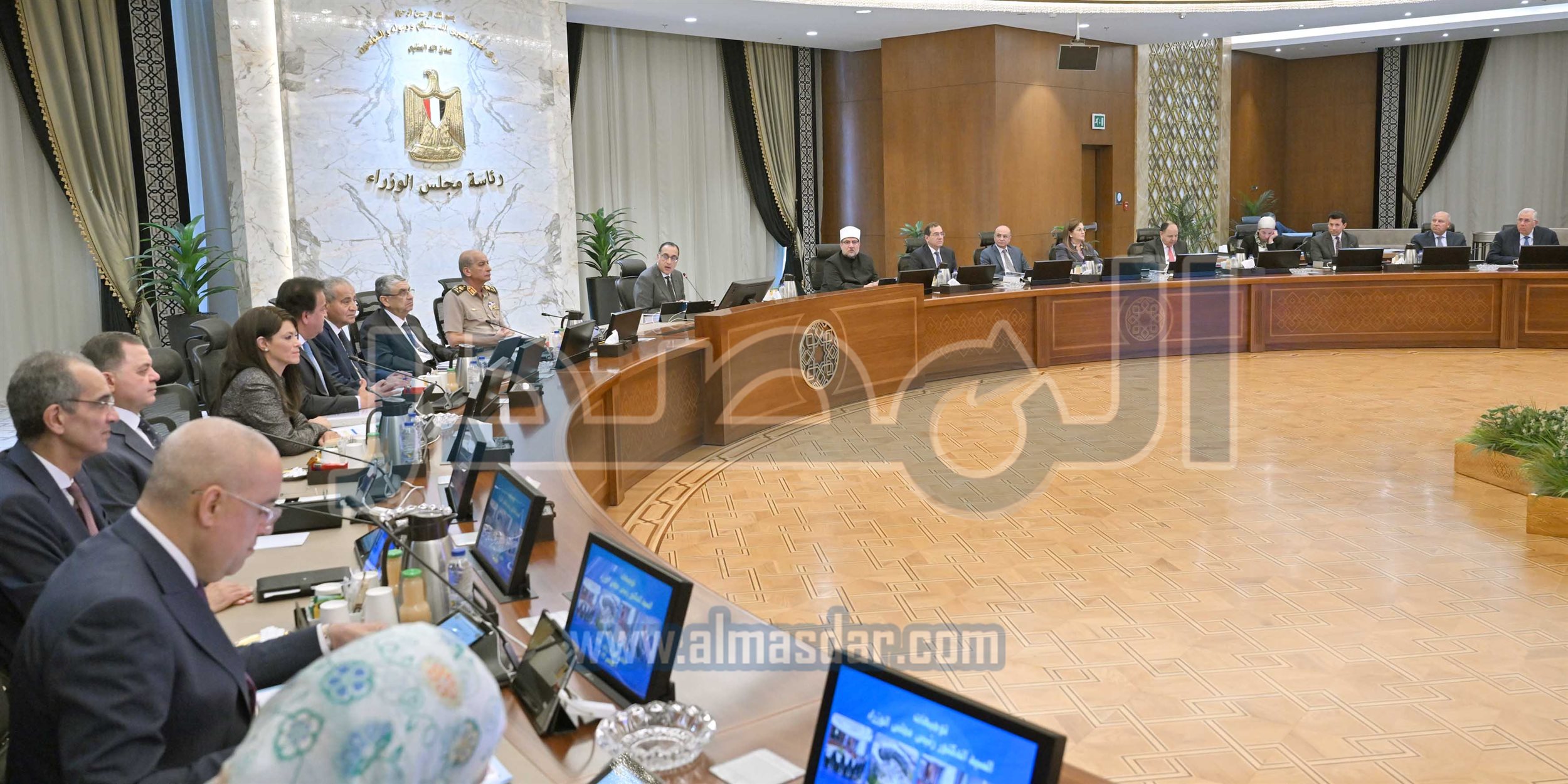 مجلس الوزراء يبدأ اجتماعه الأسبوعي بالعاصمة الإدارية