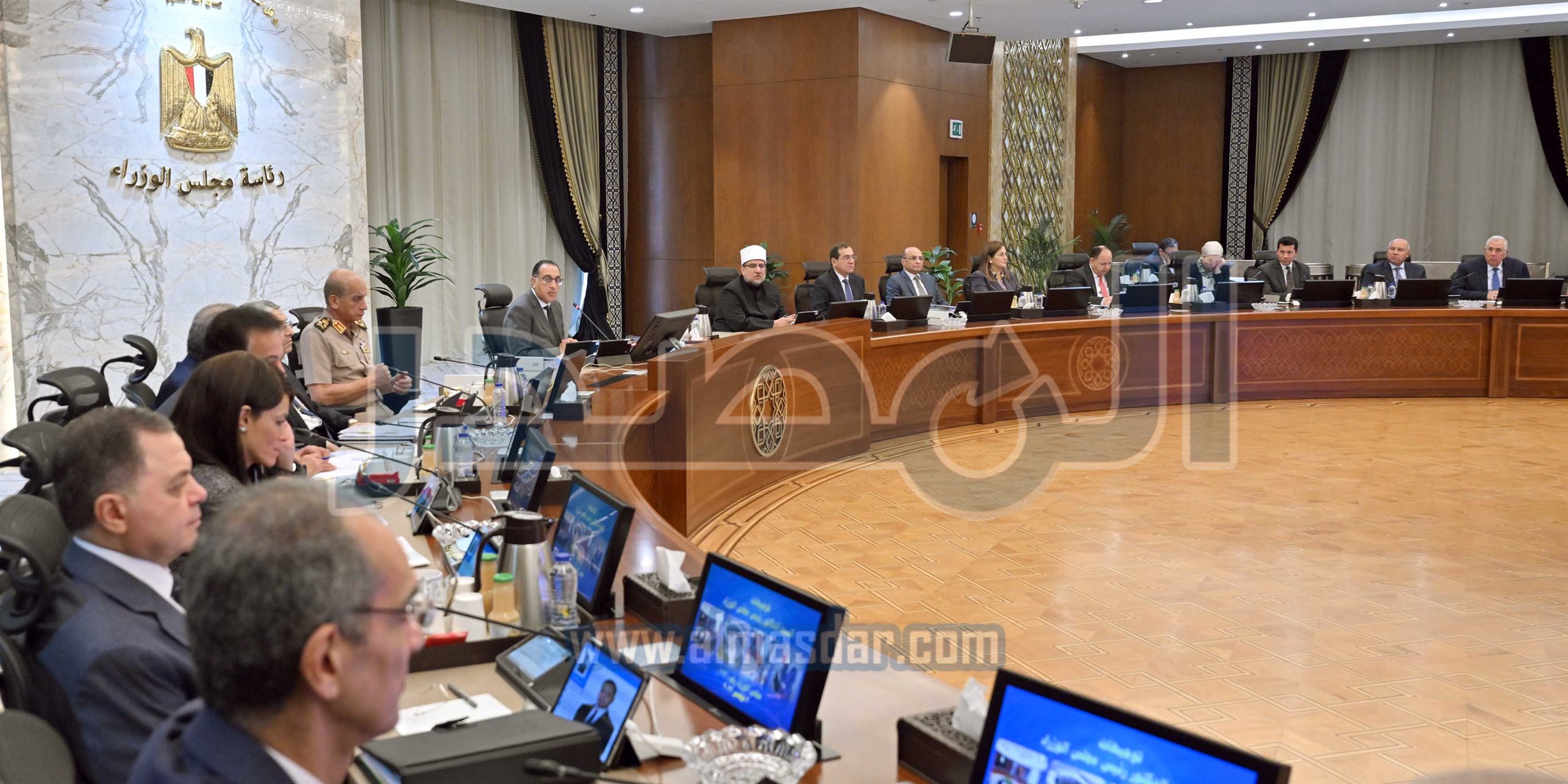 مجلس الوزراء يبدأ اجتماعه الأسبوعي بالعاصمة الإدارية