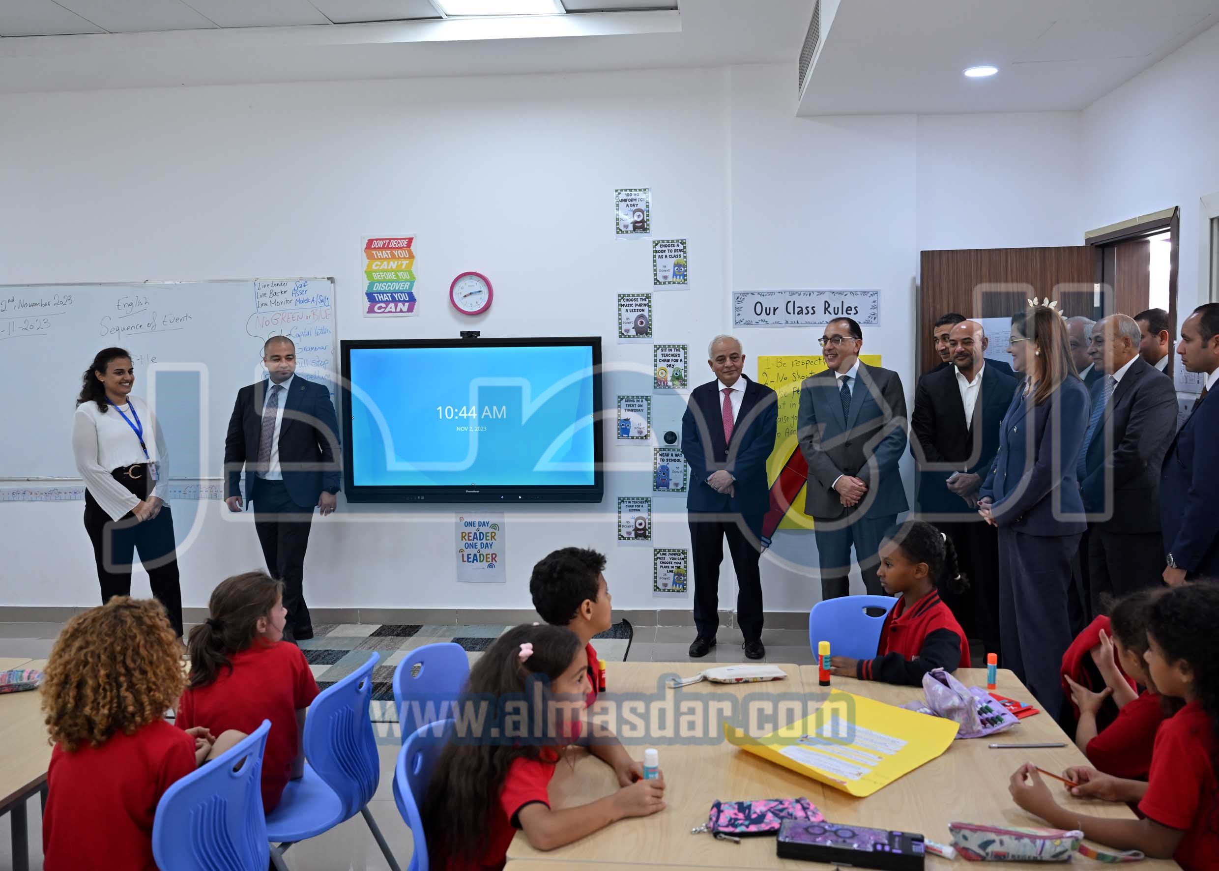 مدبولى يفتتح مجمع المدارس بالقرية الكونية بحدائق أكتوبر