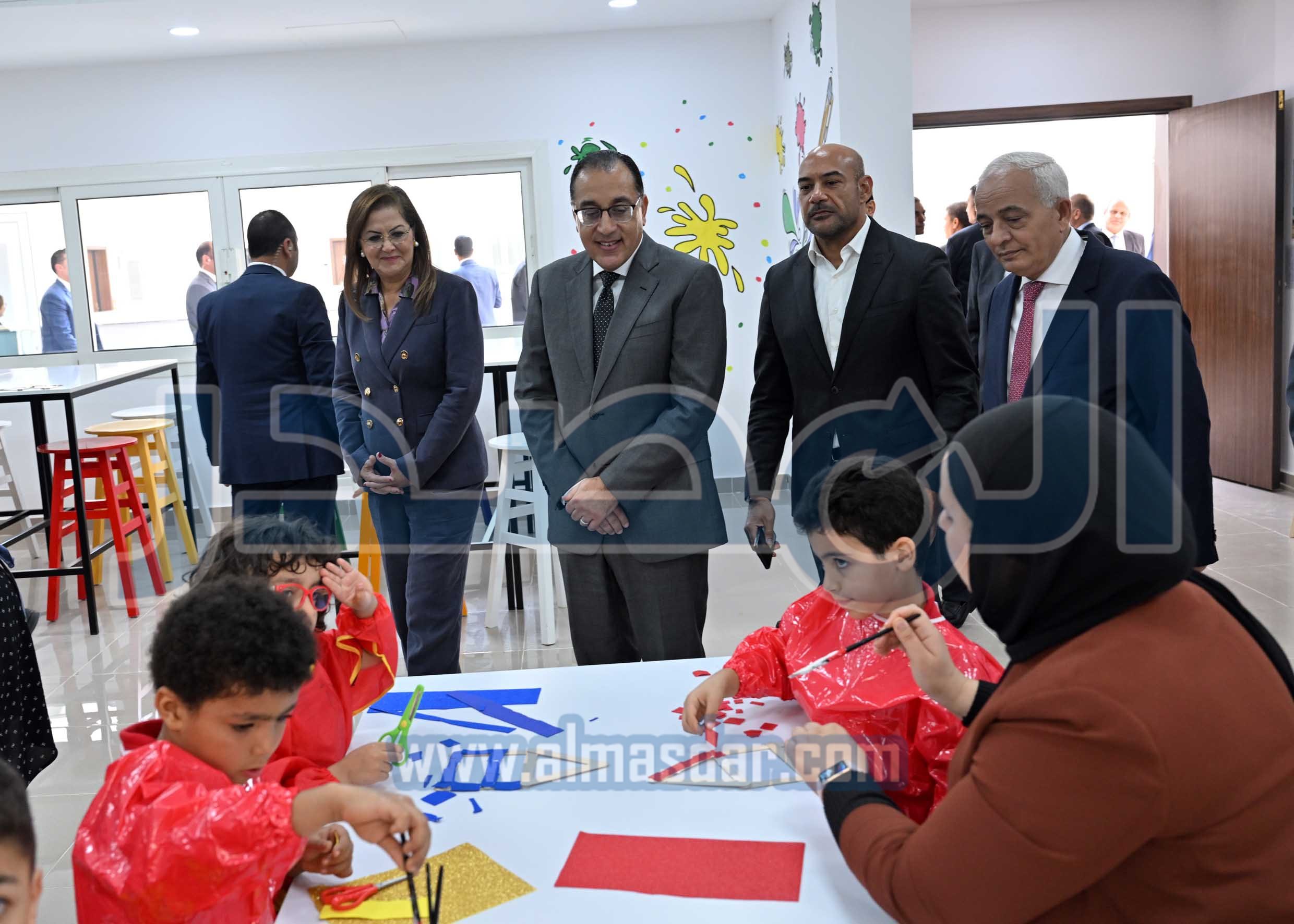 مدبولى يفتتح مجمع المدارس بالقرية الكونية بحدائق أكتوبر