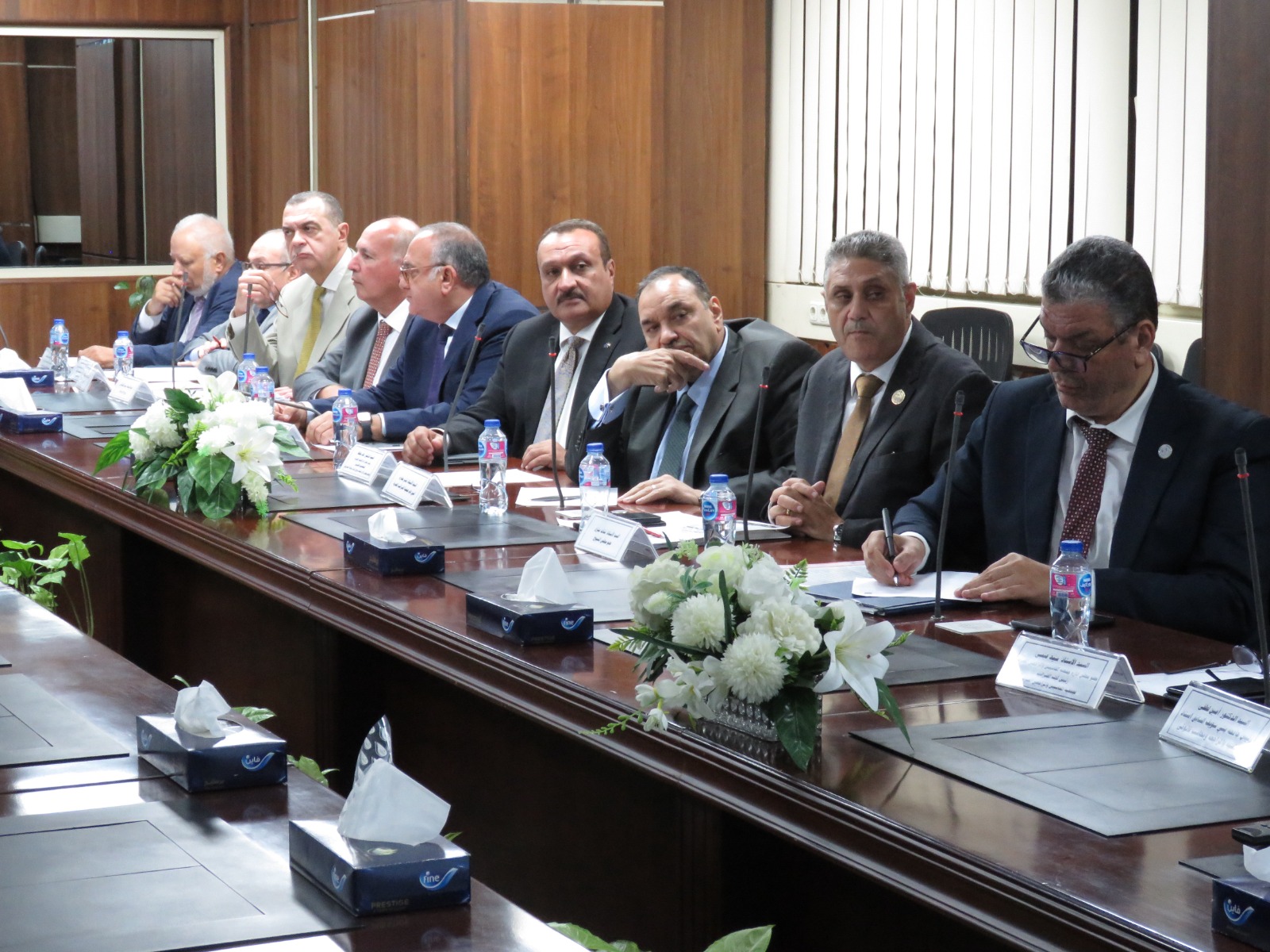 وزير المالية فى اجتماع مع ممثلي المحاسبين والمراجعين