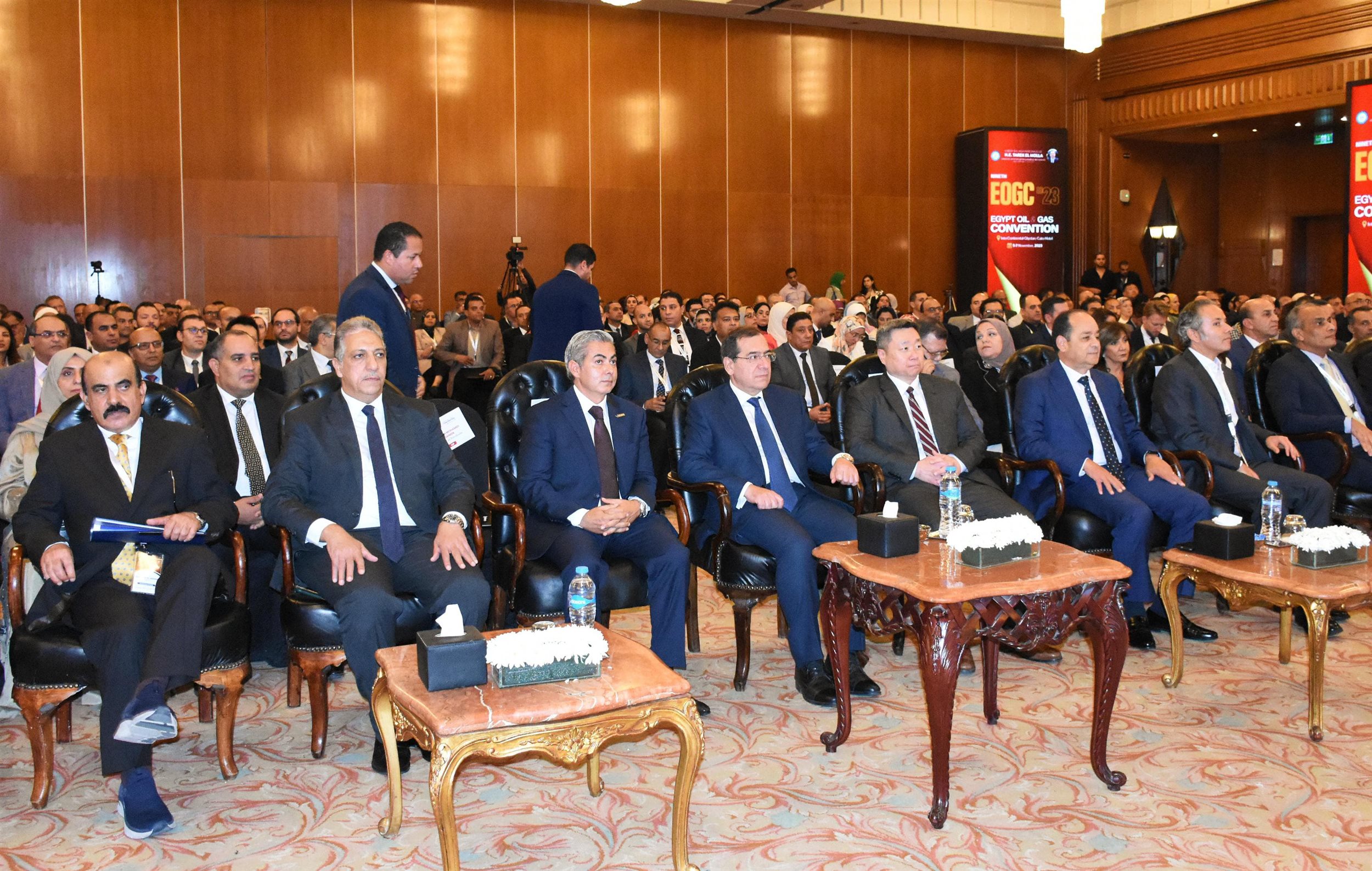 افتتاح مؤتمر تحفيز النمو المستدام فى صناعة البترول والغاز