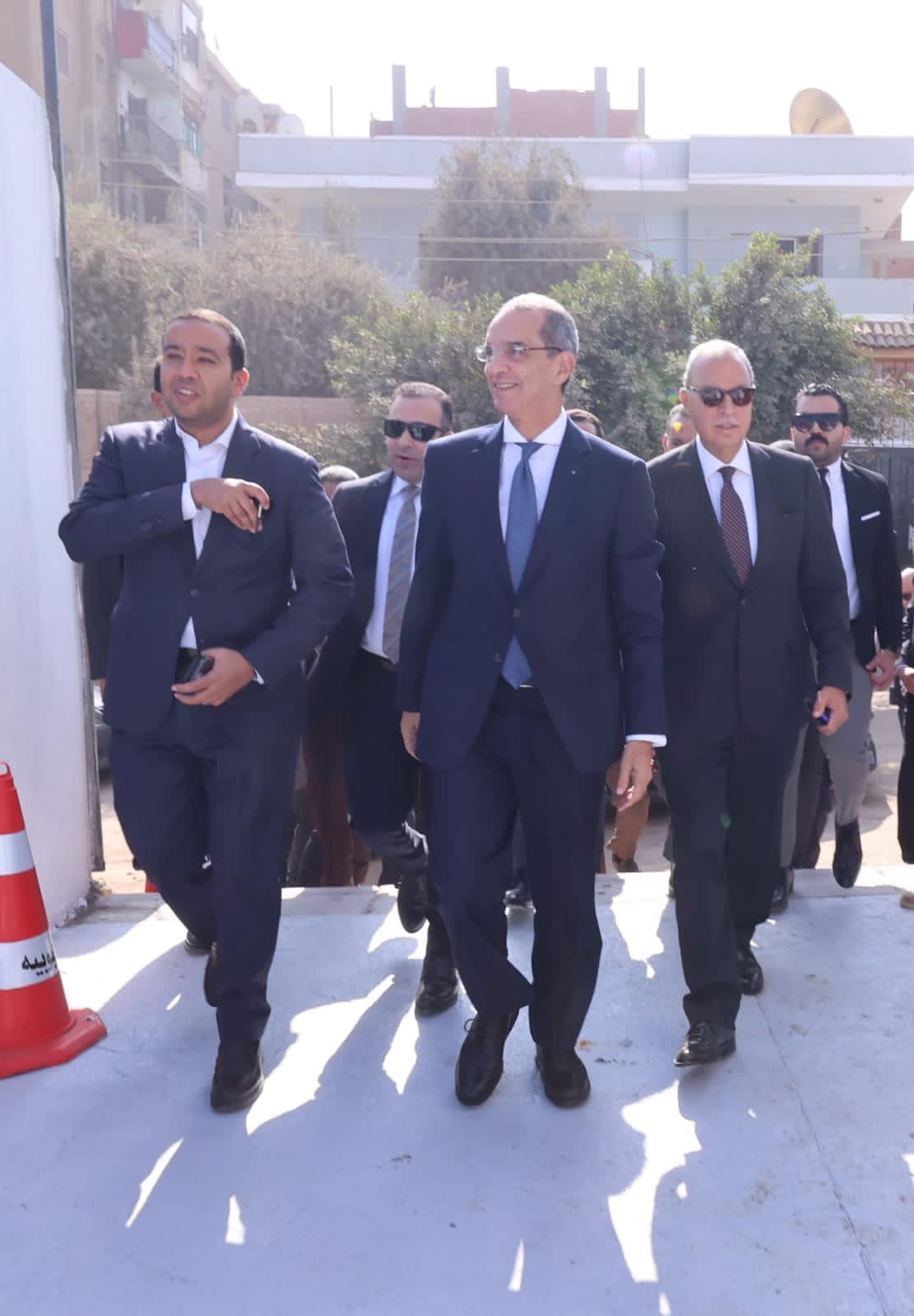 جولة لافتتاح وتفقد عدد من مشروعات وزارة الاتصالات بالقليوبية