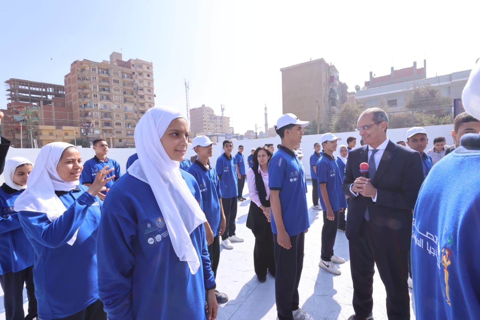 جولة لافتتاح وتفقد عدد من مشروعات وزارة الاتصالات بالقليوبية