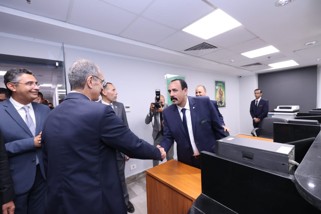 افتتاح مبنى منطقة بريد القليوبية ومكتب بريد بنها البلد