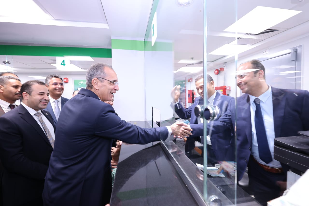 افتتاح مبنى منطقة بريد القليوبية ومكتب بريد بنها البلد