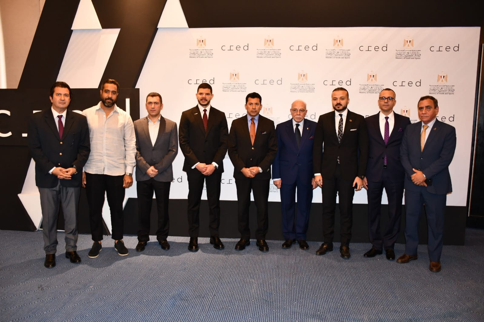 وزير الرياضة يشهد توقيع بروتوكول تعاون مع كريد العقارية