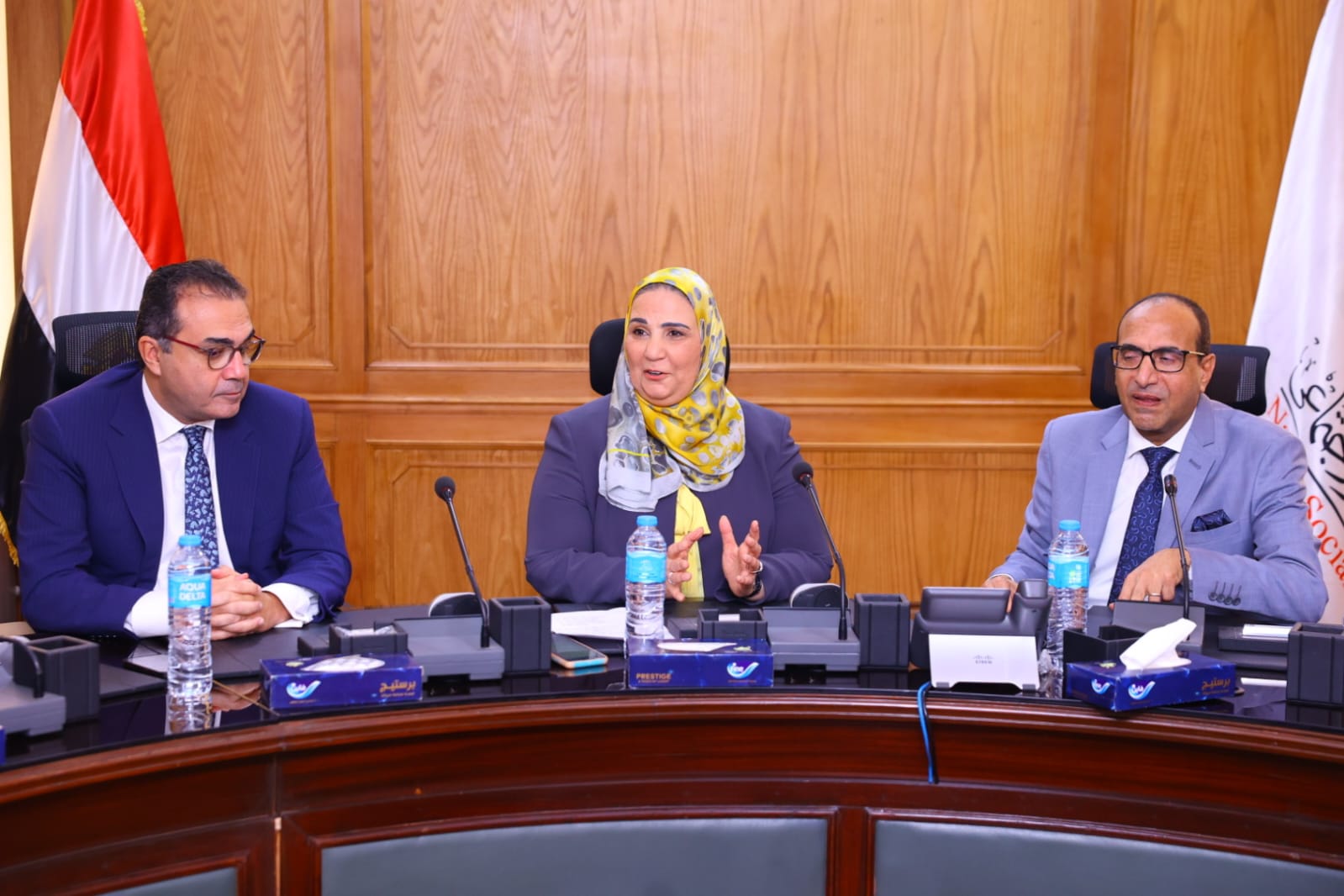 بروتوكول تعاون بين بنك ناصر الاجتماعي والبنك المصري الخليجي