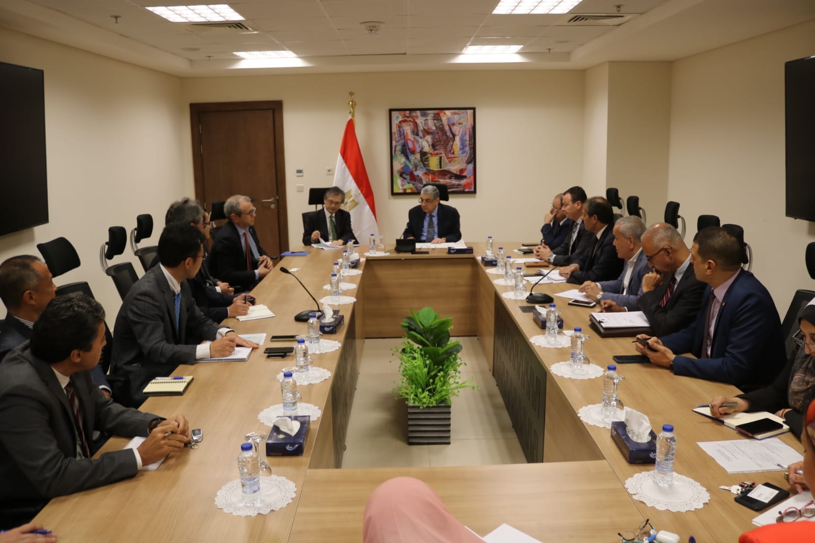 بحث سبل دعم وتعزيز التعاون المشترك بين مصر واليابان