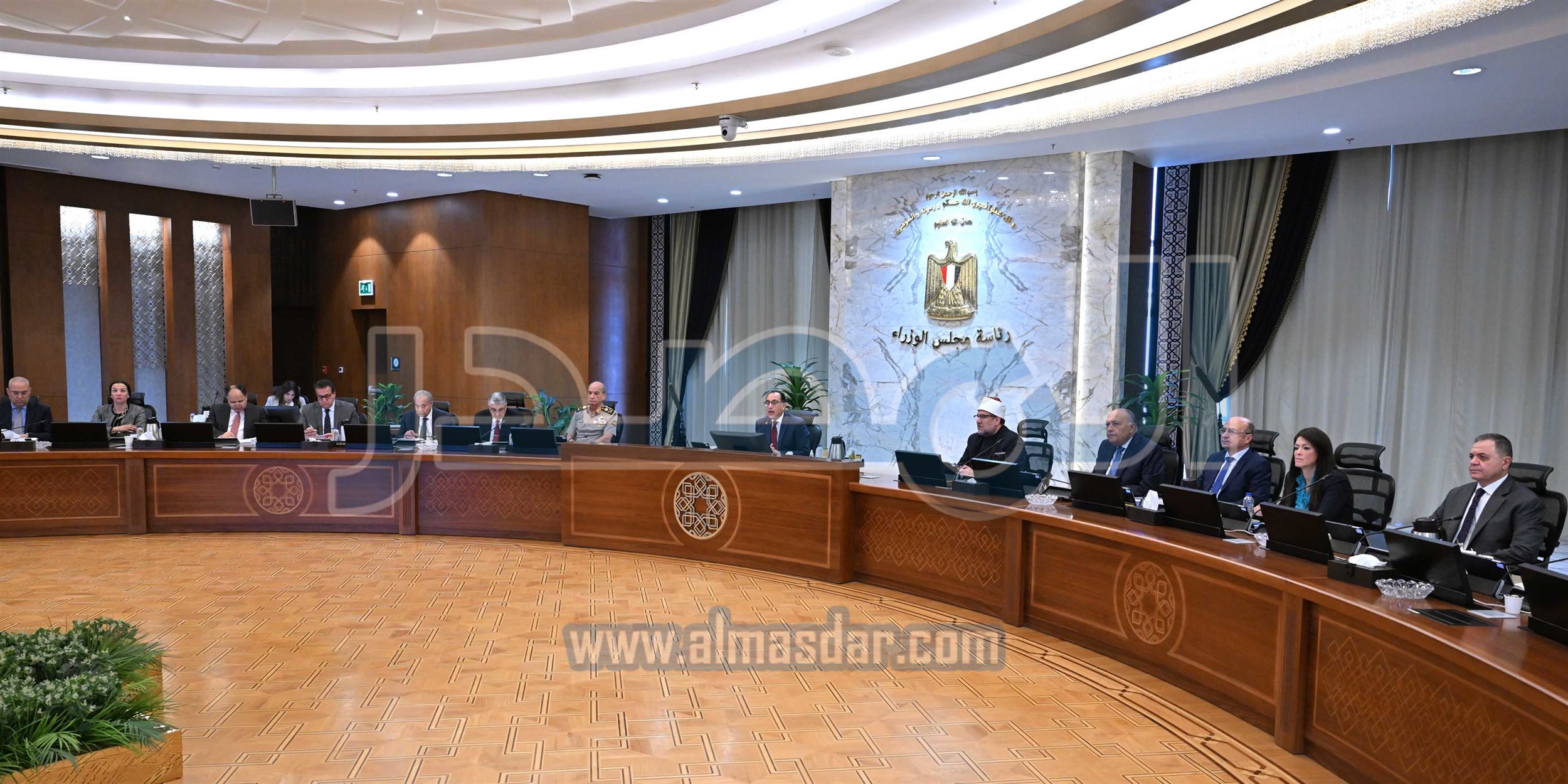 مجلس الوزراء يبدأ اجتماعه الأسبوعي بالعاصمة الإدارية