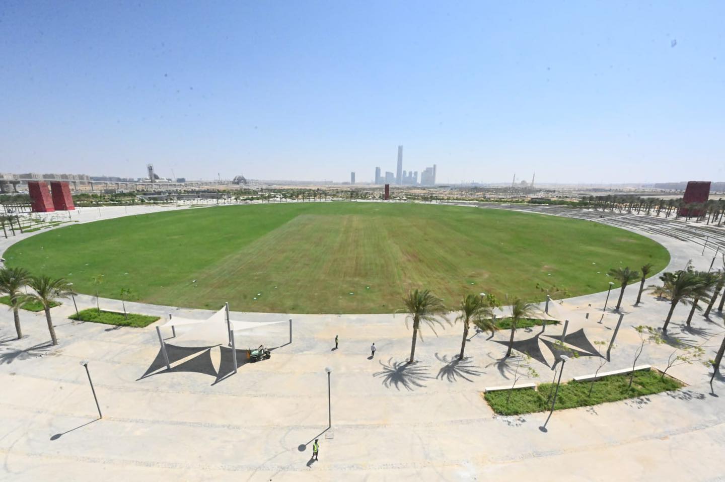مشروع الحدائق المركزية بالعاصمة الإدارية الجديدة