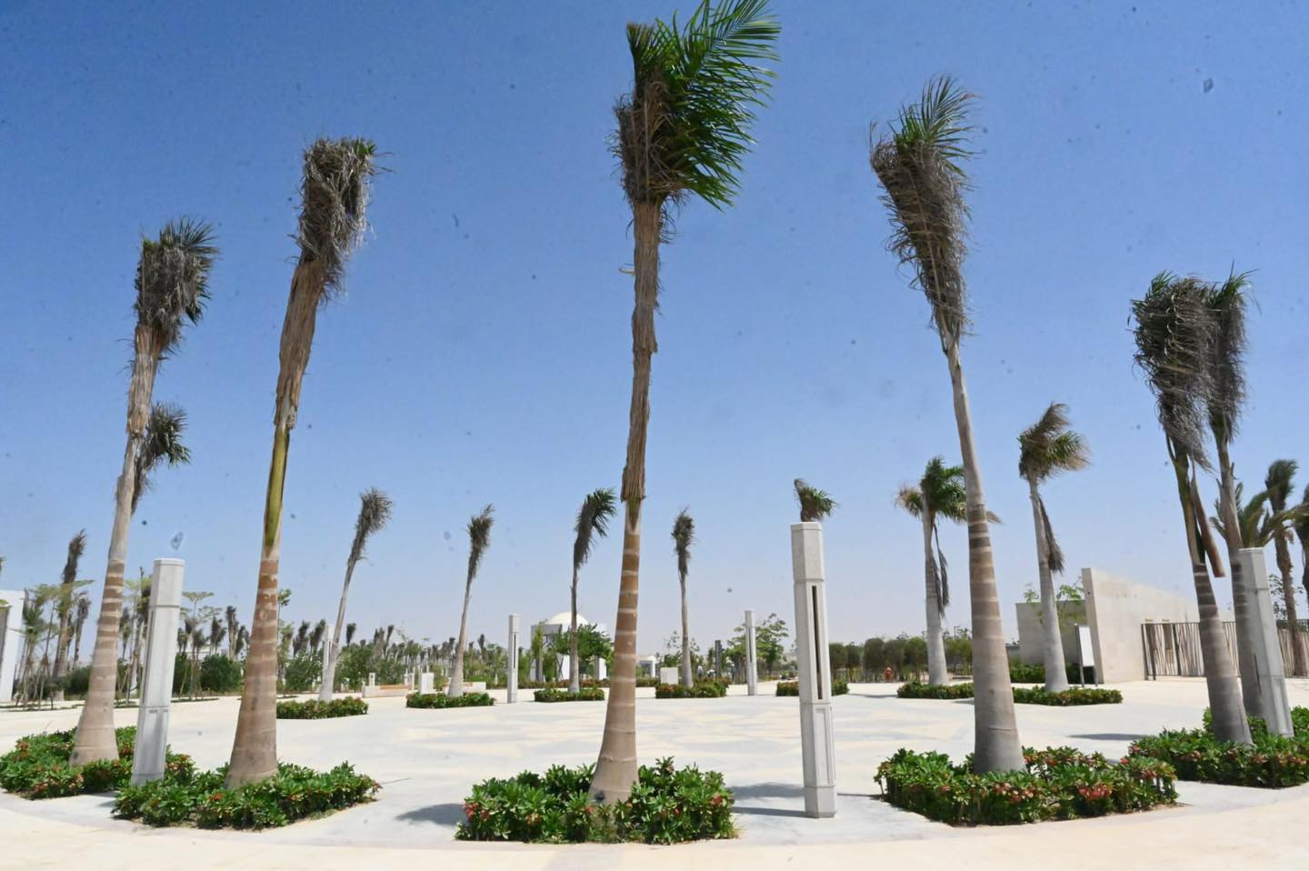 مشروع الحدائق المركزية بالعاصمة الإدارية الجديدة