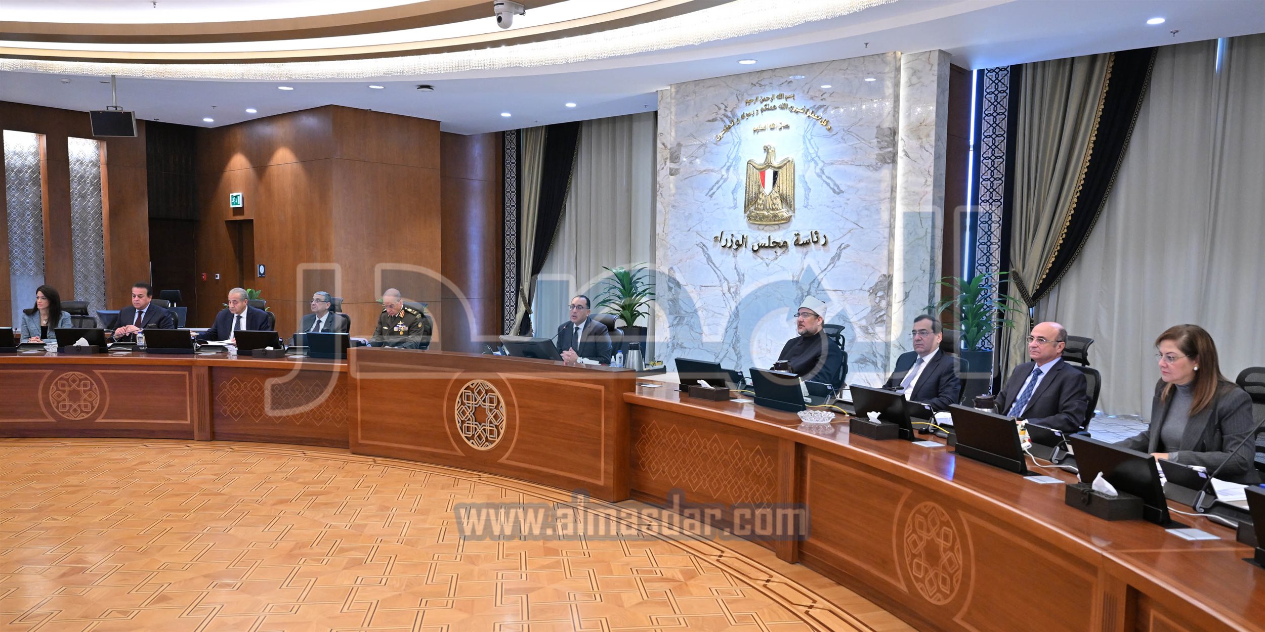 مجلس الوزراء يبدأ اجتماعه الأسبوعي بالعاصمة الإدارية