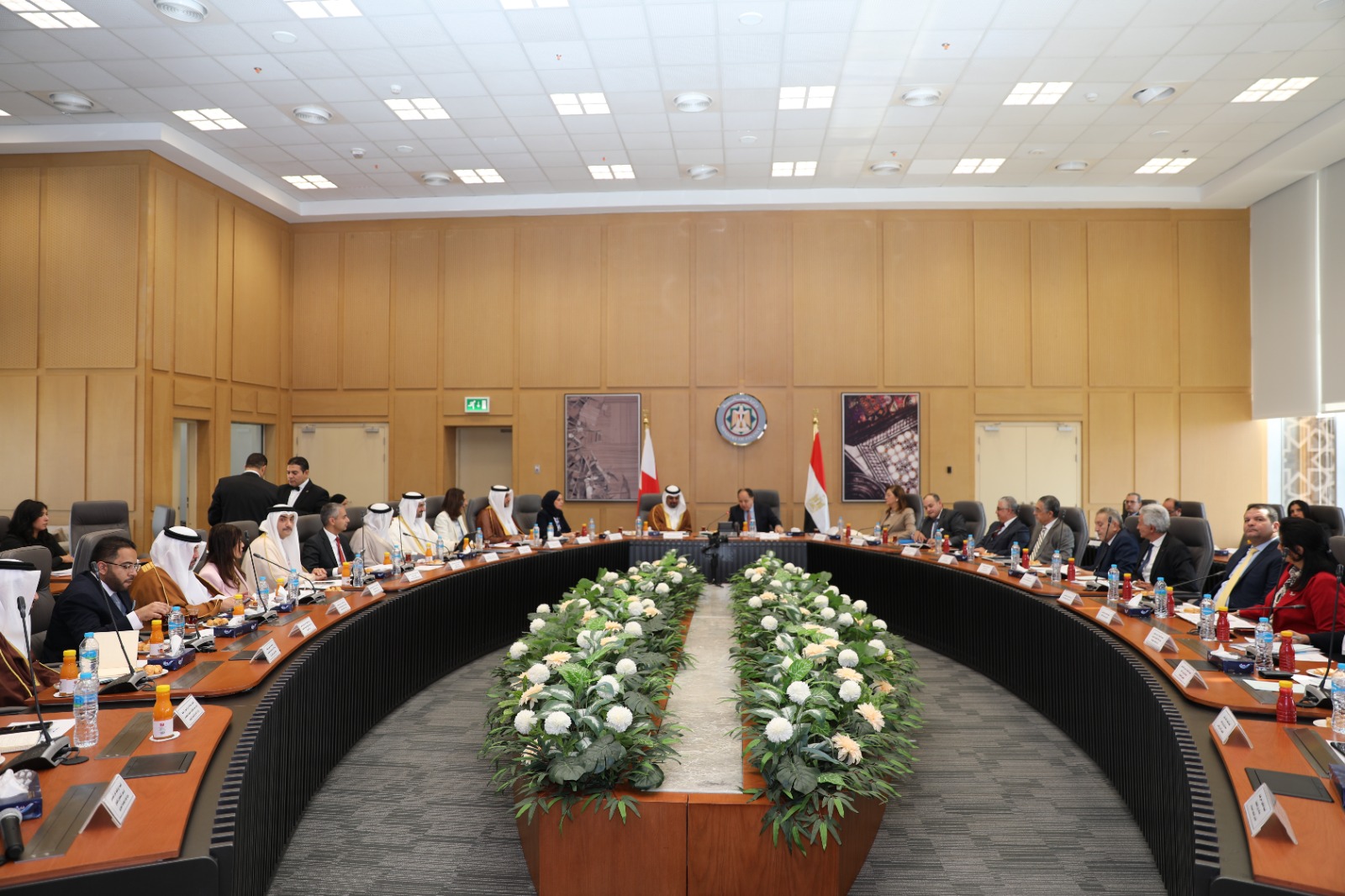 وزيرا المالية المصري ونظيره من مملكة البحرين