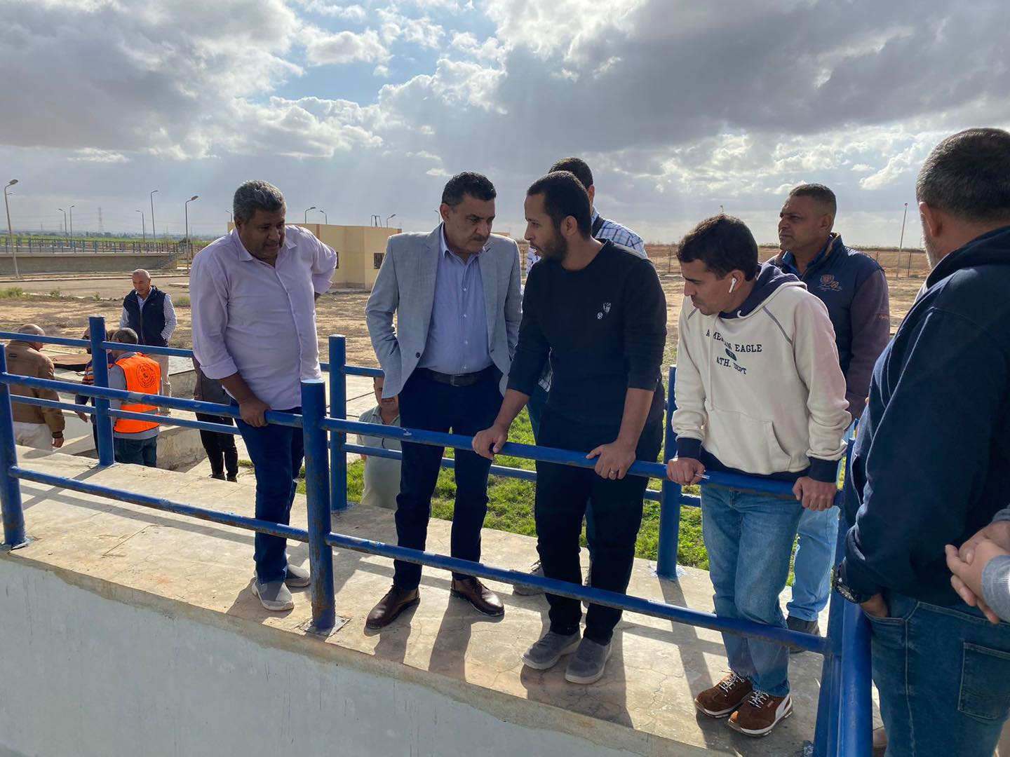 الجزار يتابع مشروعات منظومة الصرف الصحي ببرج العرب الجديدة