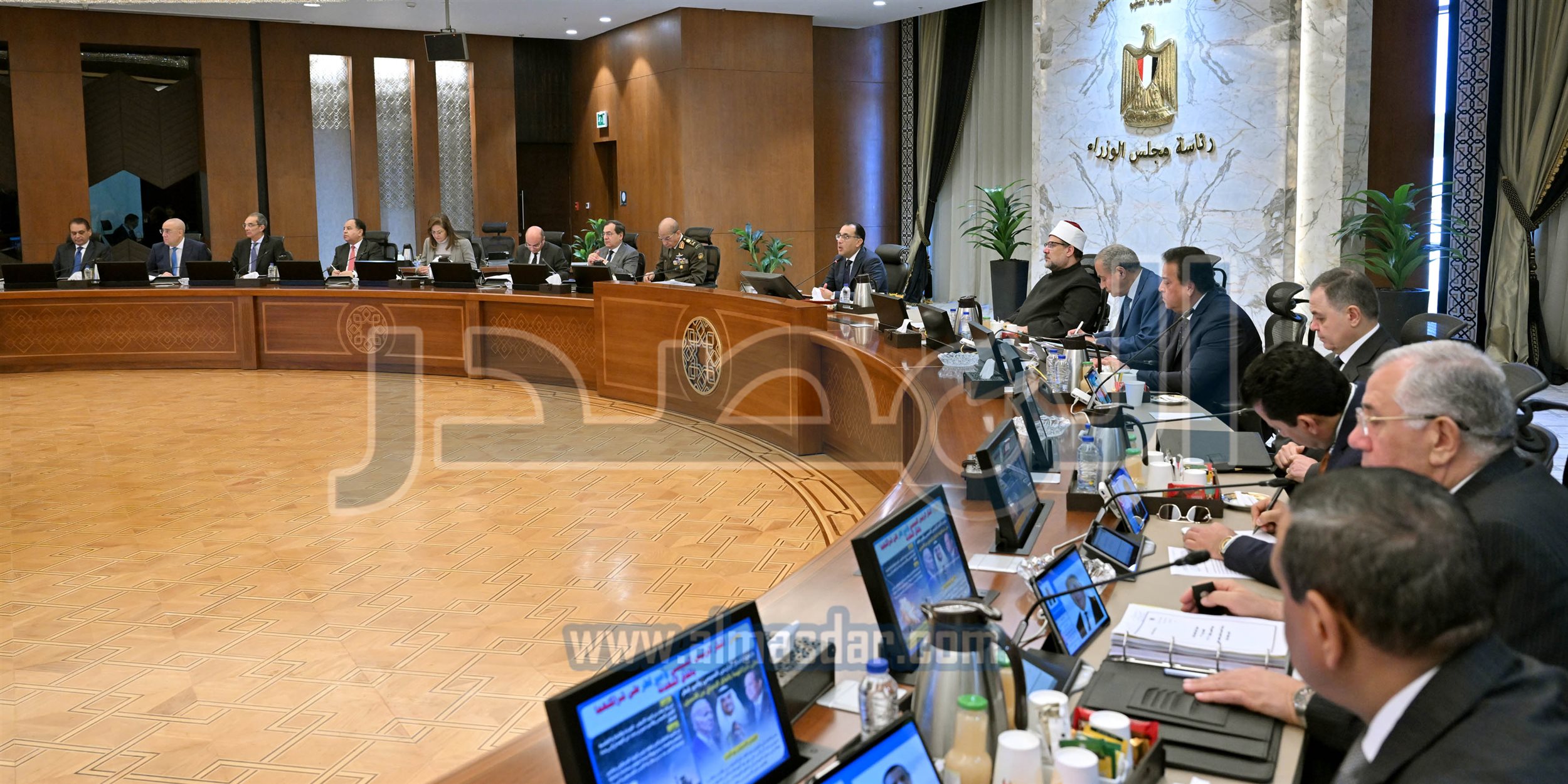مجلس الوزراء يبدأ اجتماعه الأسبوعي بالعاصمة الإدارية
