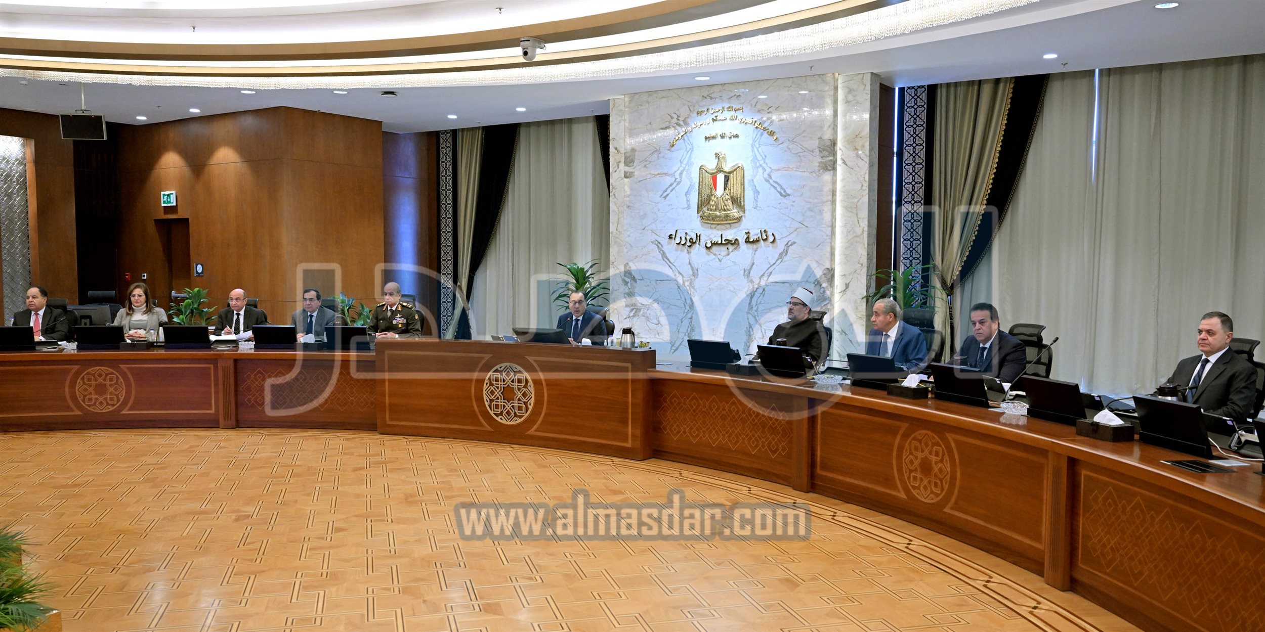 مجلس الوزراء يبدأ اجتماعه الأسبوعي بالعاصمة الإدارية