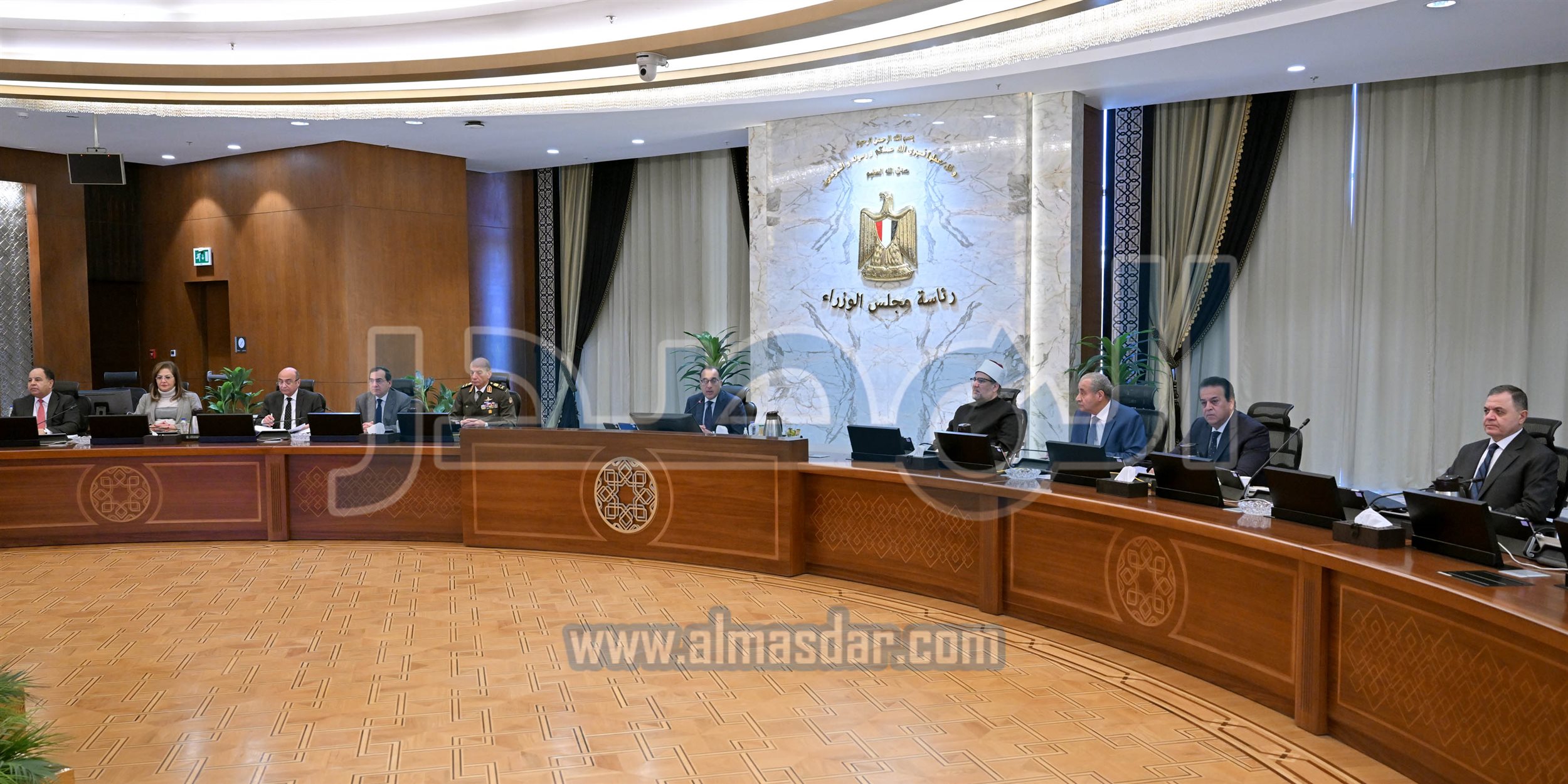 مجلس الوزراء يبدأ اجتماعه الأسبوعي بالعاصمة الإدارية