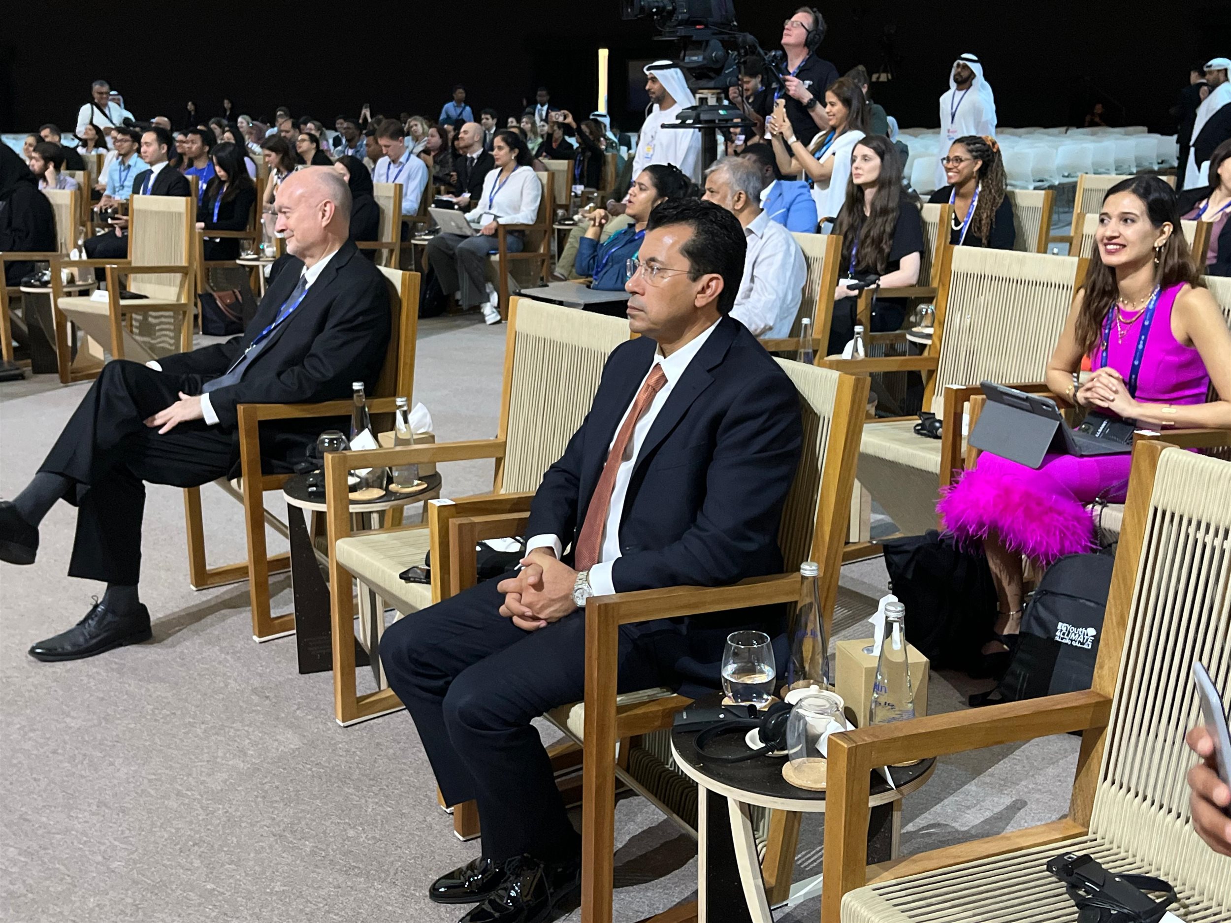 وزير الشباب والرياضة يشارك بمؤتمر المناخ COP28