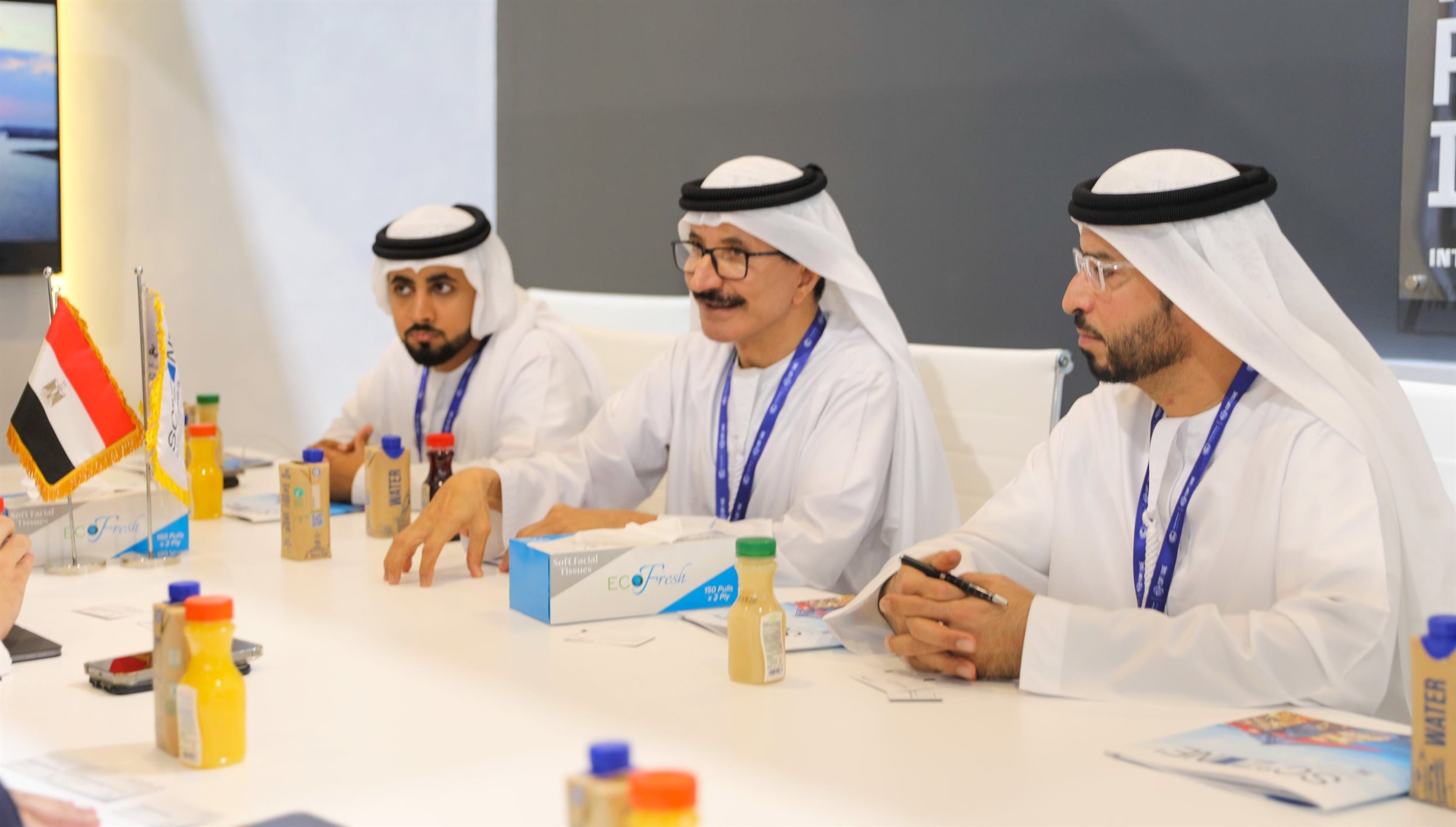 وليد جمال الدين يلتقي رئيس مجموعة موانئ دبي العالمية