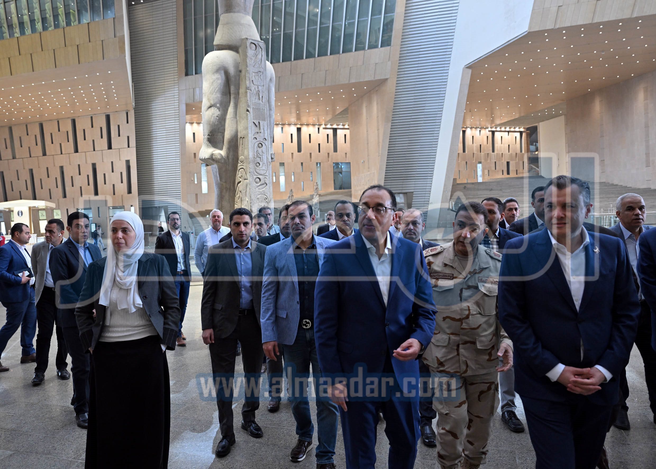رئيس الوزراء يتفقدُ المتحف المصري الكبير