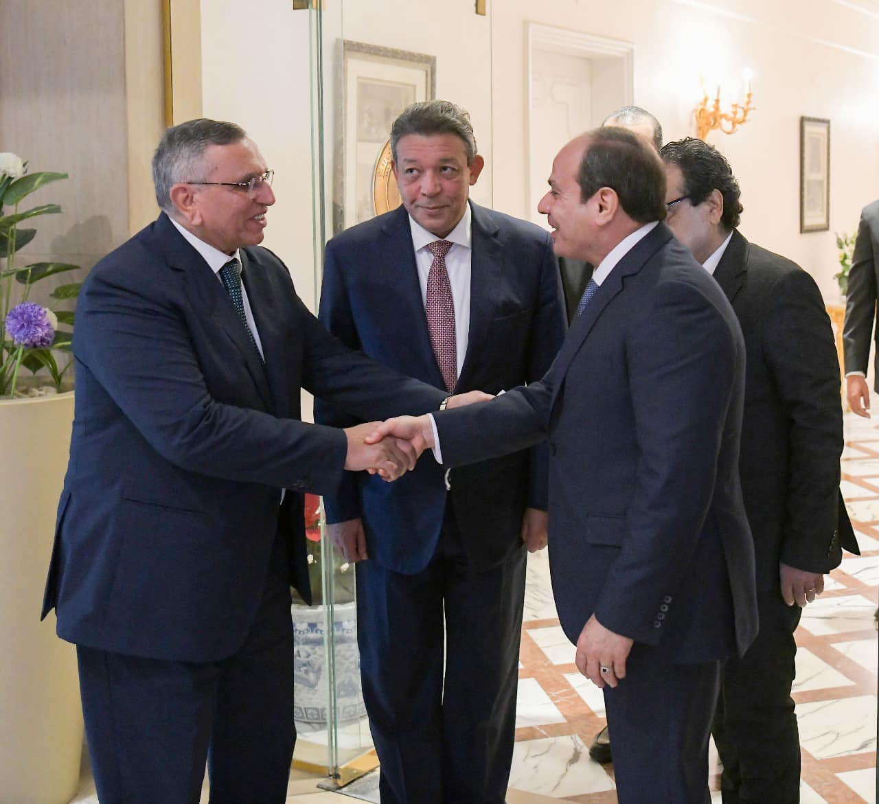 السيسي يستقبل المرشحون الرئاسيون لعام 2024