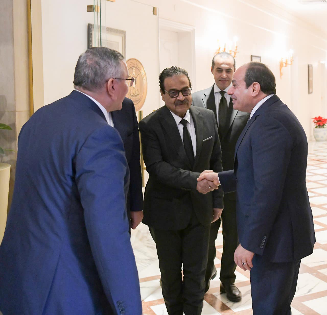 السيسي يستقبل المرشحون الرئاسيون لعام 2024