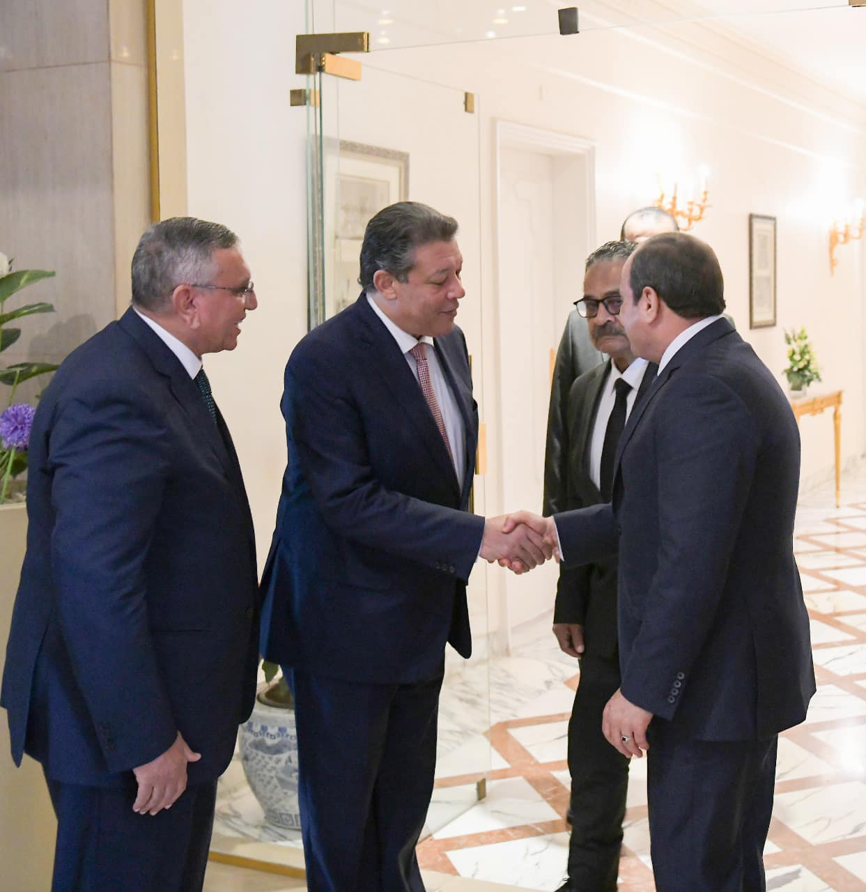 السيسي يستقبل المرشحون الرئاسيون لعام 2024