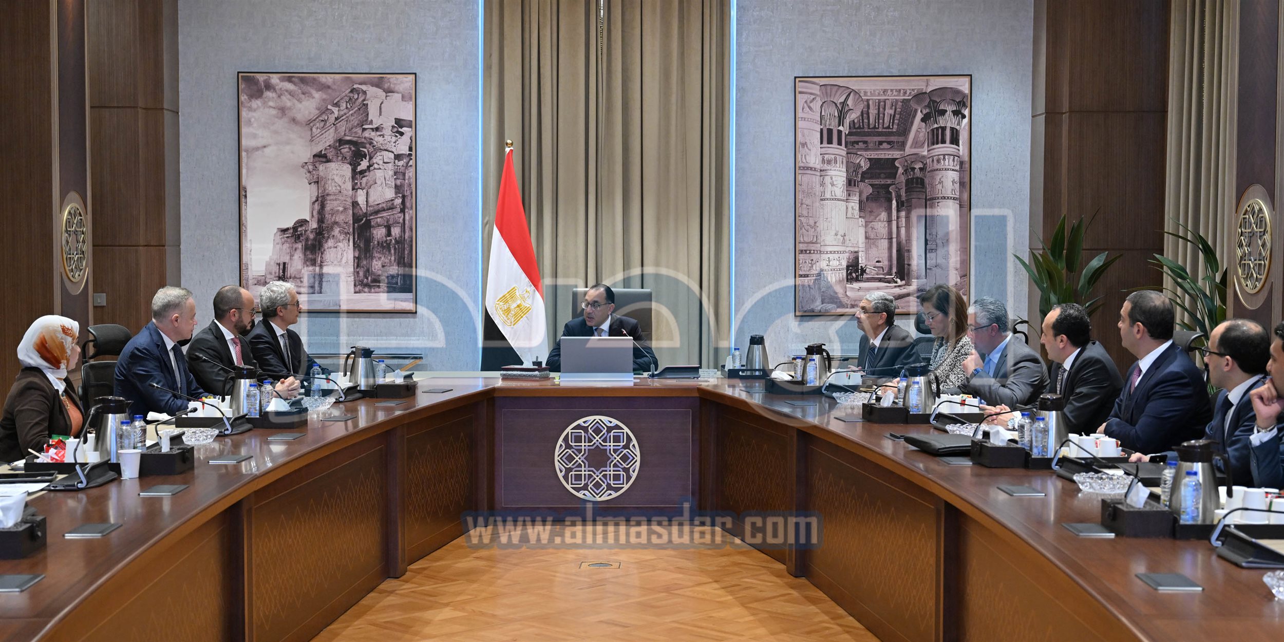 مدبولى يلتقى الرئيس التنفيذي لشركة