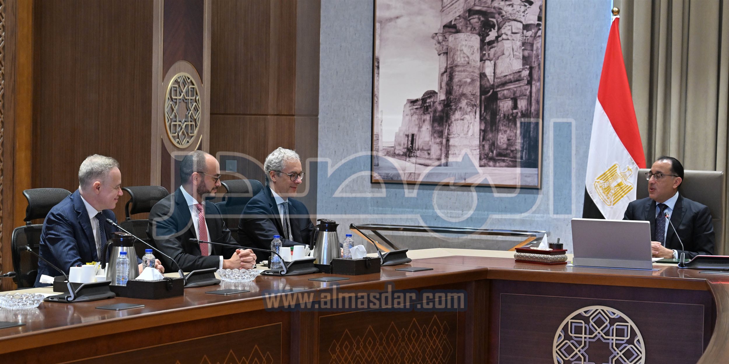 مدبولى يلتقى الرئيس التنفيذي لشركة