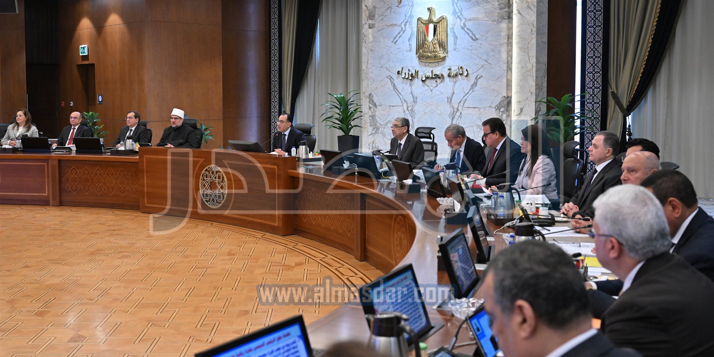 مجلس الوزراء يبدأ اجتماعه الأسبوعي في العاصمة الإدارية