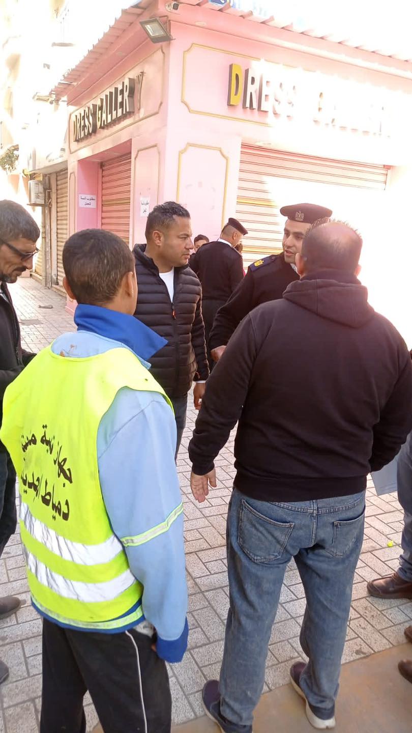 حملات لإزالة التعديات والمخالفات بمدن دمياط الجديدة والعبور