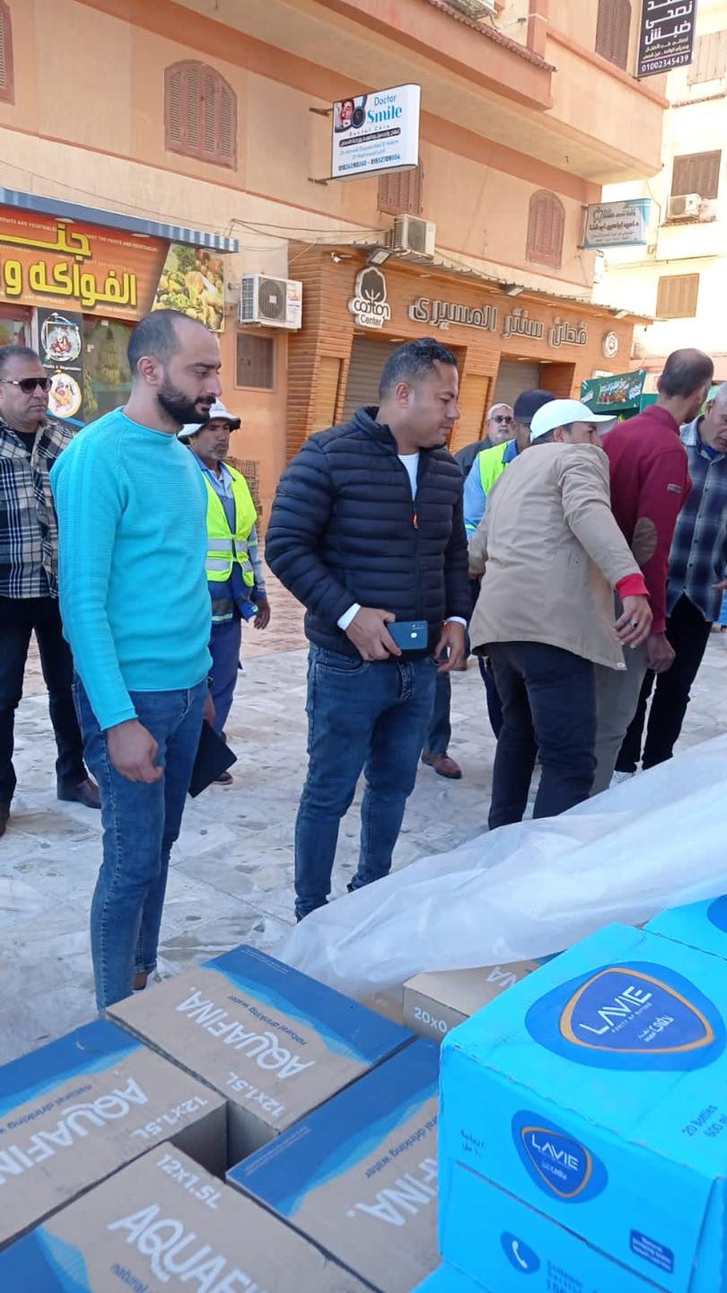 حملات لإزالة التعديات والمخالفات بمدن دمياط الجديدة والعبور
