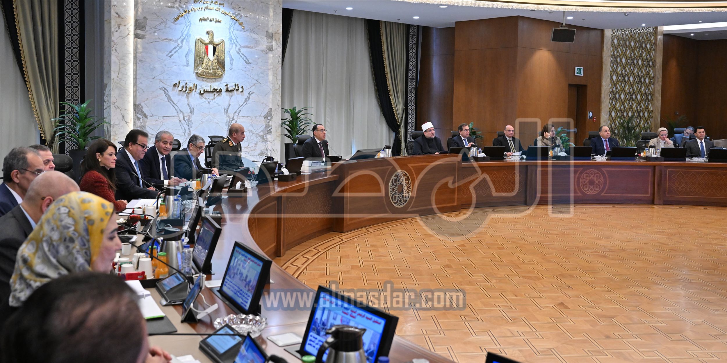 مجلس الوزراء يبدأ اجتماعه الأسبوعي بالعاصمة الإدارية