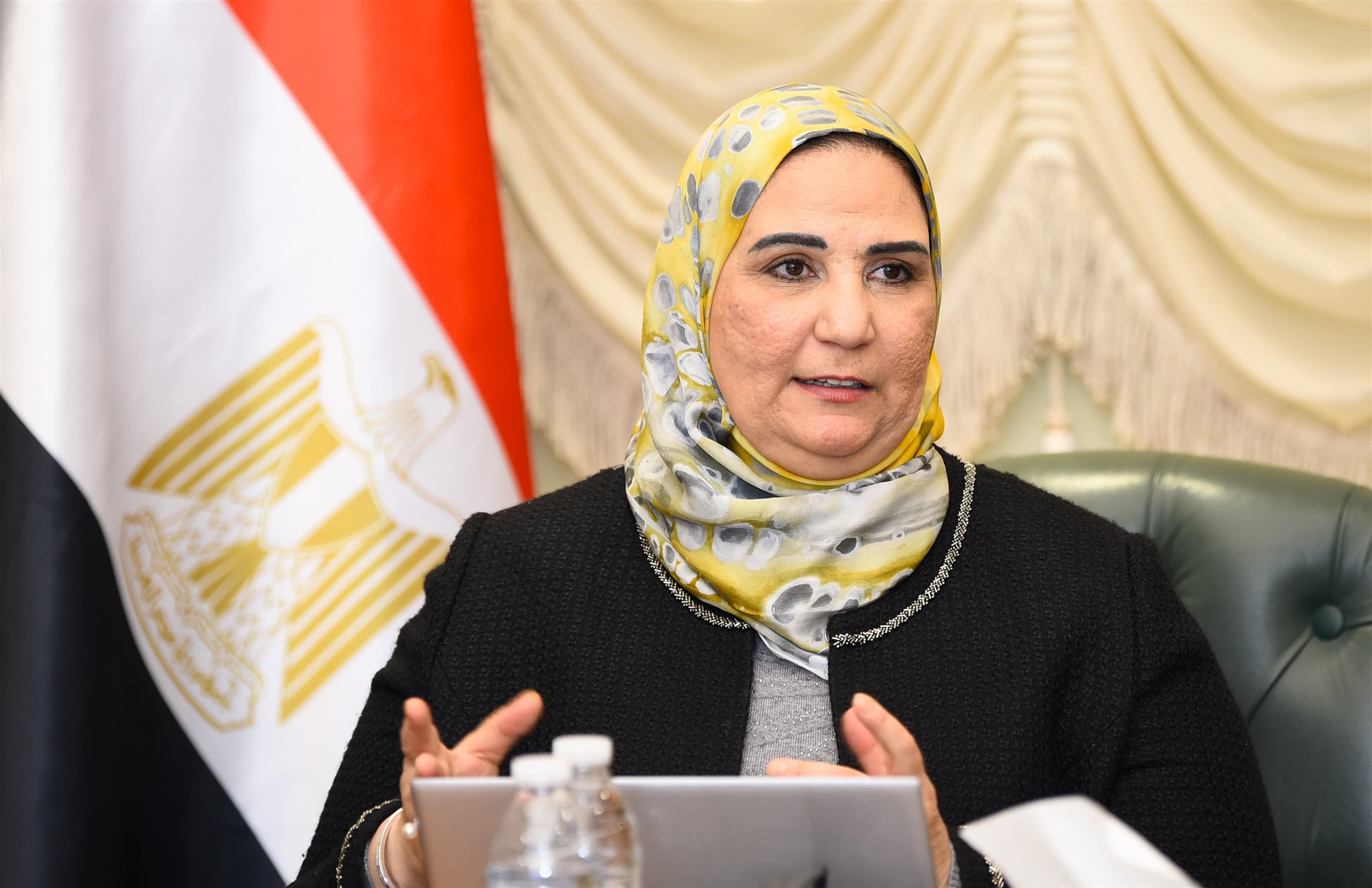 نيفين القباج وزيرة التضامن الاجتماعي