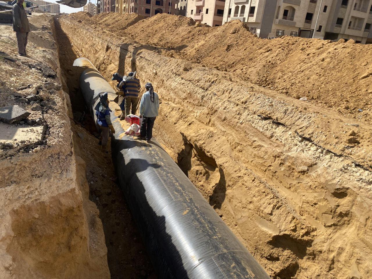 مشروعات المرافق بمدينة القاهرة الجديدة