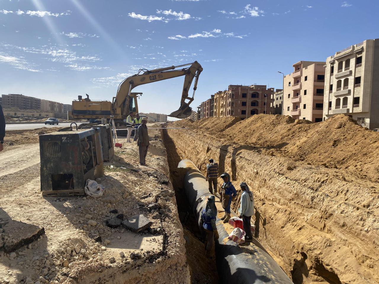 مشروعات المرافق بمدينة القاهرة الجديدة
