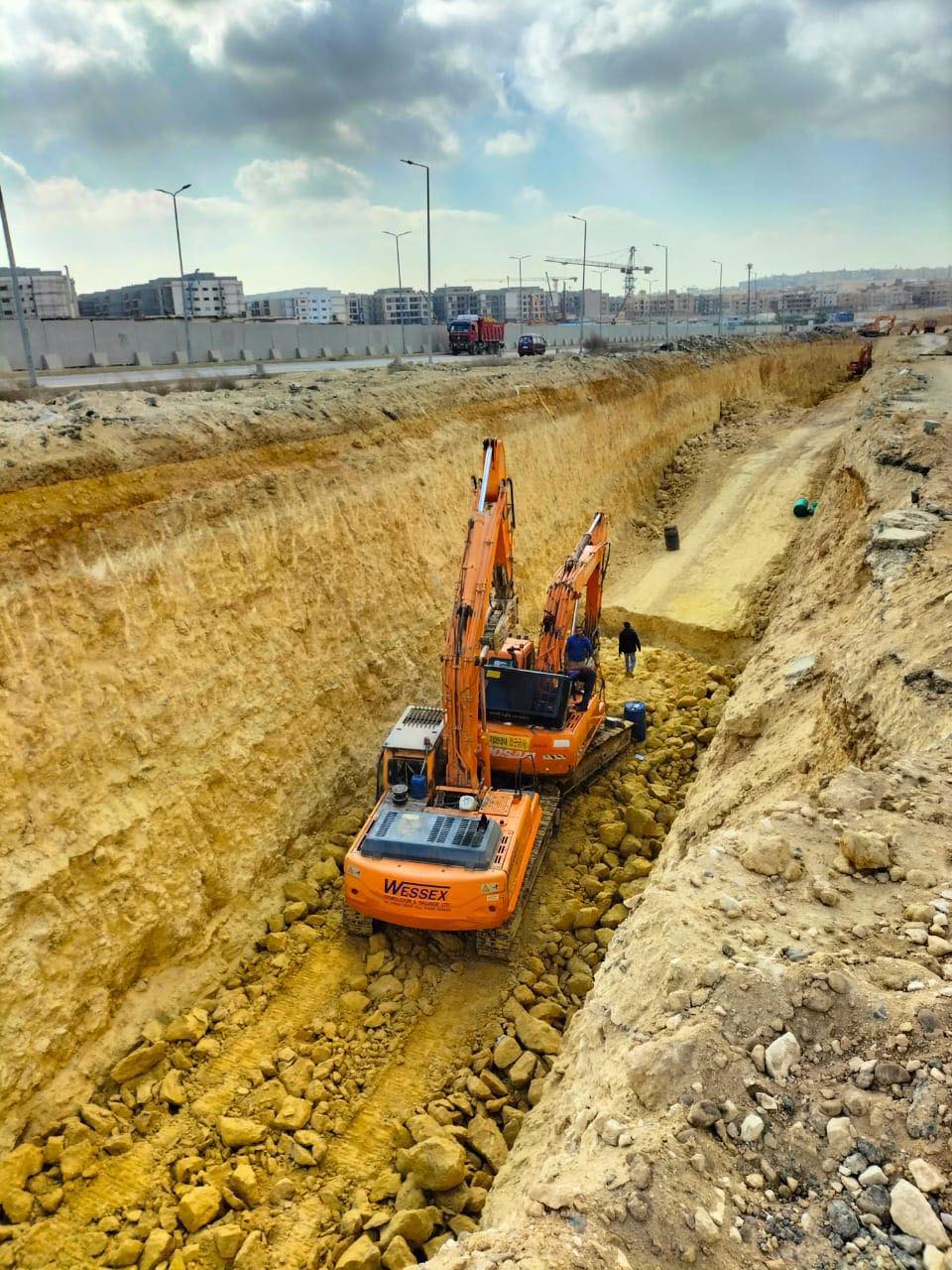 مشروعات المرافق بمدينة القاهرة الجديدة