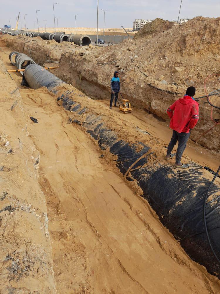 مشروعات المرافق بمدينة القاهرة الجديدة