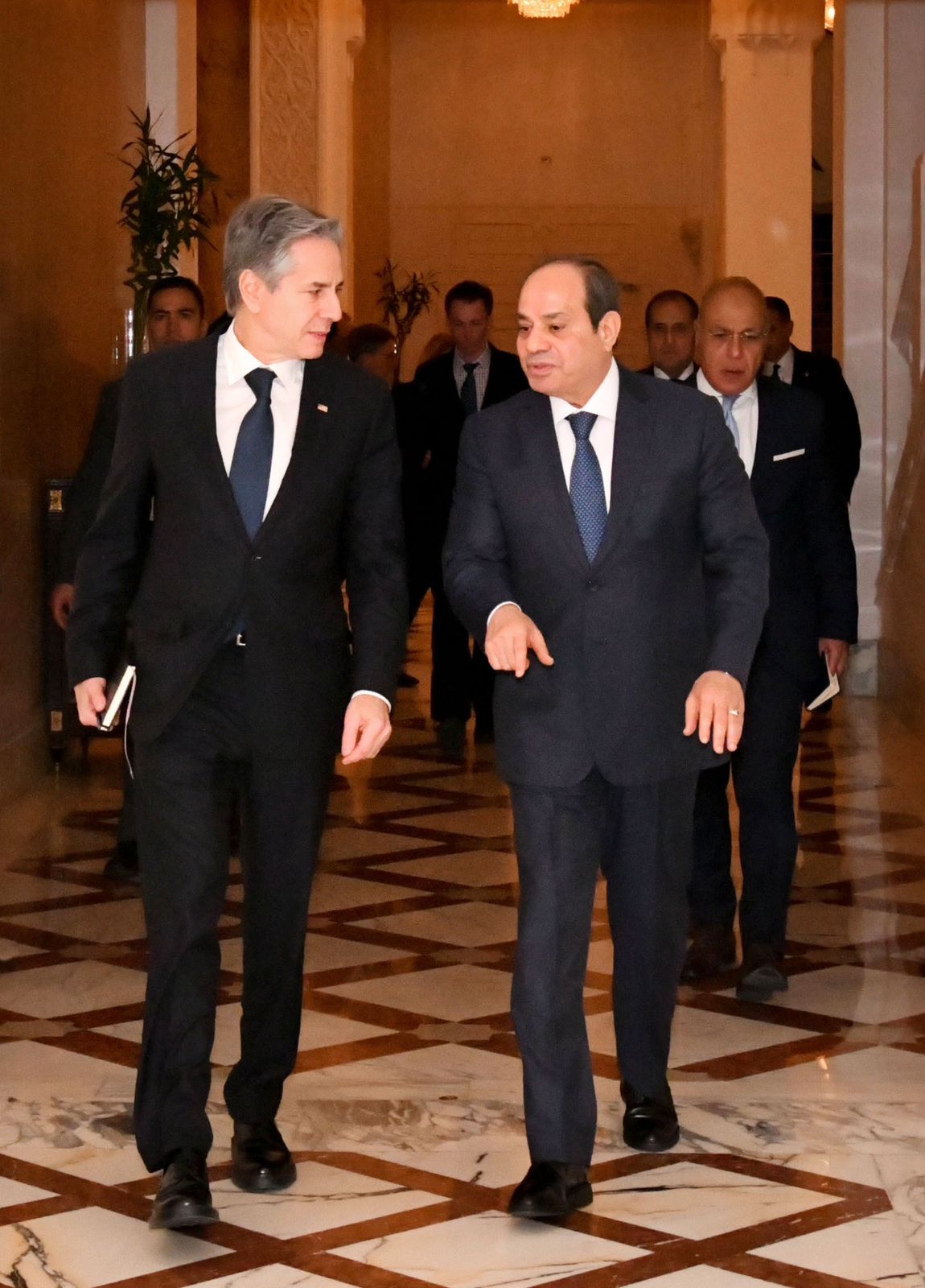 الرئيس السيسي يستقبل وزير الخارجية الأمريكي