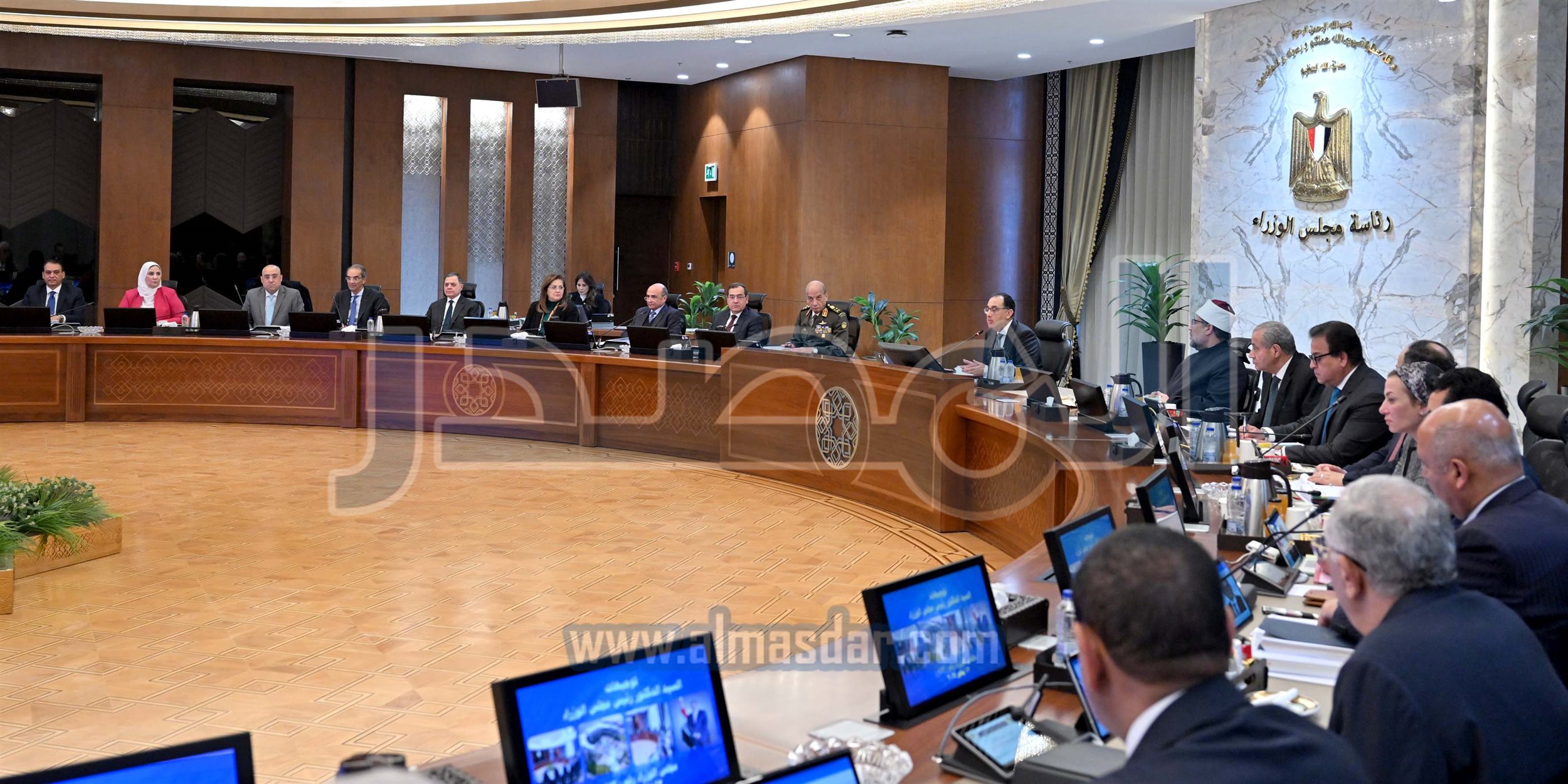 مجلس الوزراء يبدأ اجتماعه الأسبوعي بالعاصمة الإدارية