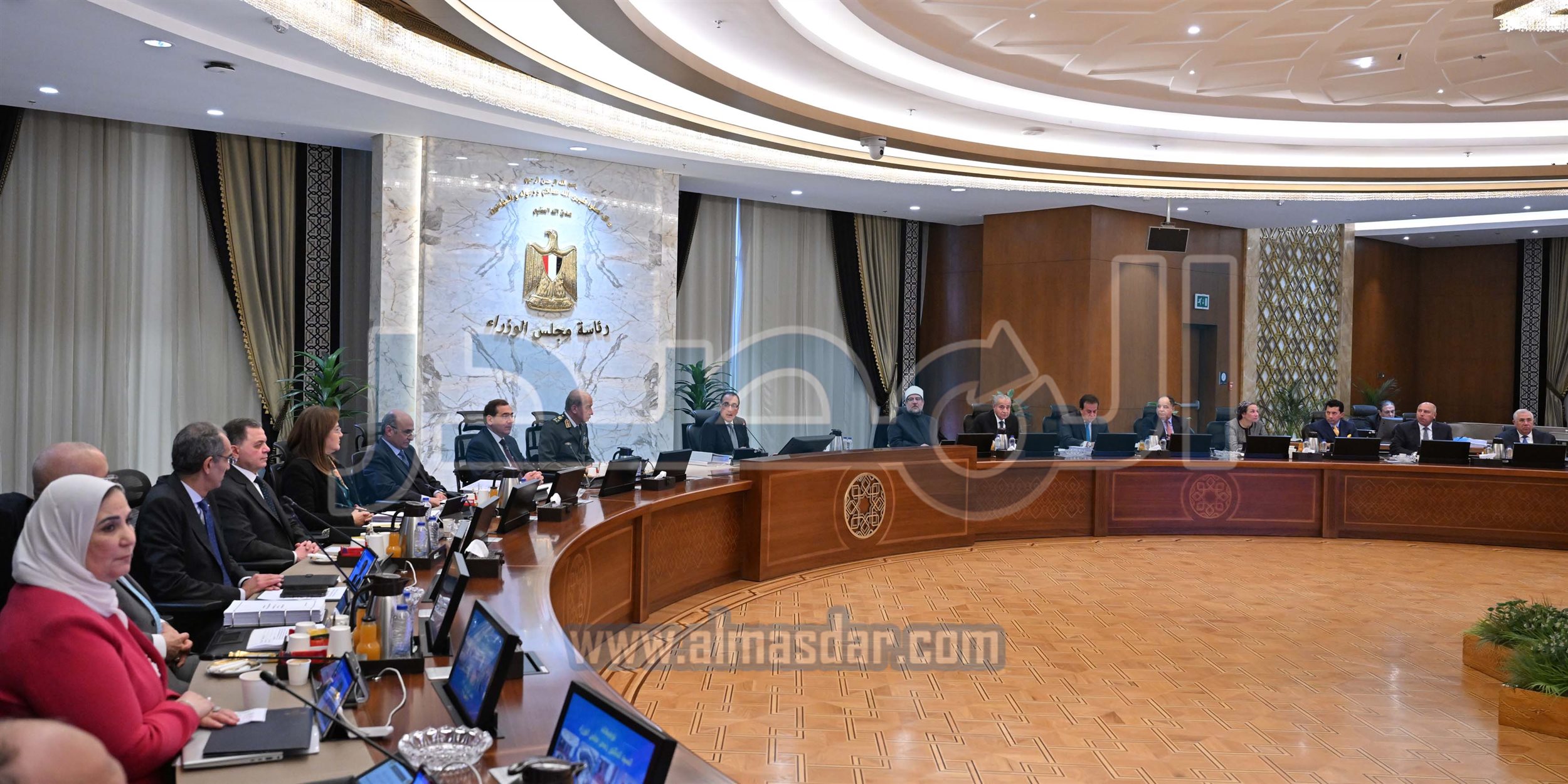 مجلس الوزراء يبدأ اجتماعه الأسبوعي بالعاصمة الإدارية