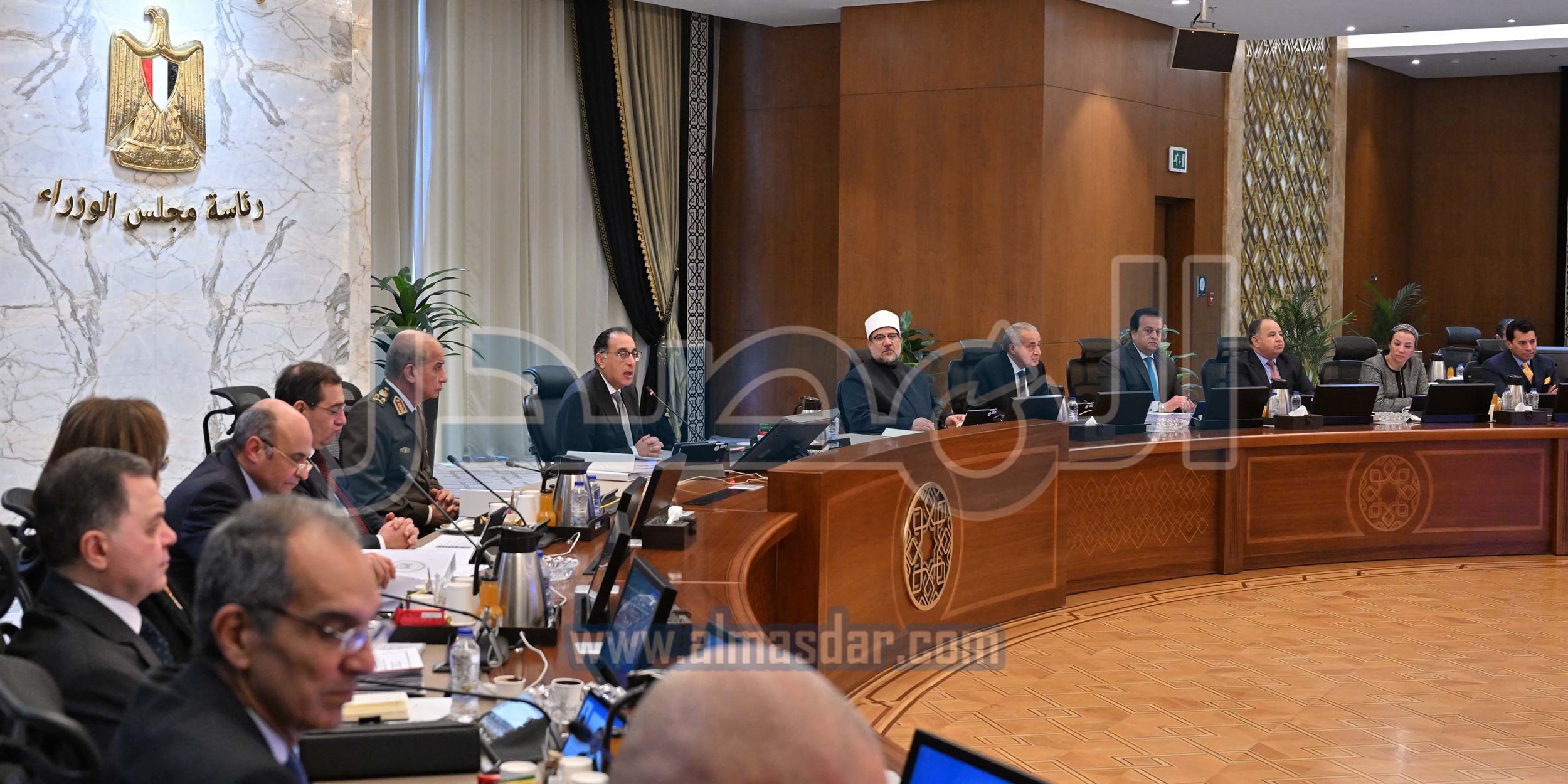 مجلس الوزراء يبدأ اجتماعه الأسبوعي بالعاصمة الإدارية